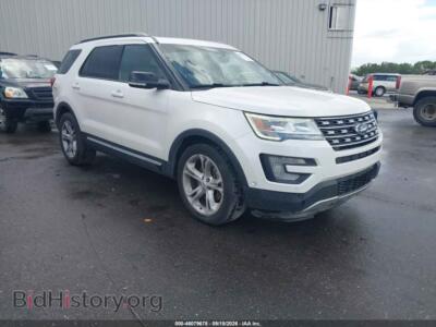2016 Ford EXPLORER XLT, white — VIN 1FM5K7D89GGD29642, IAAI