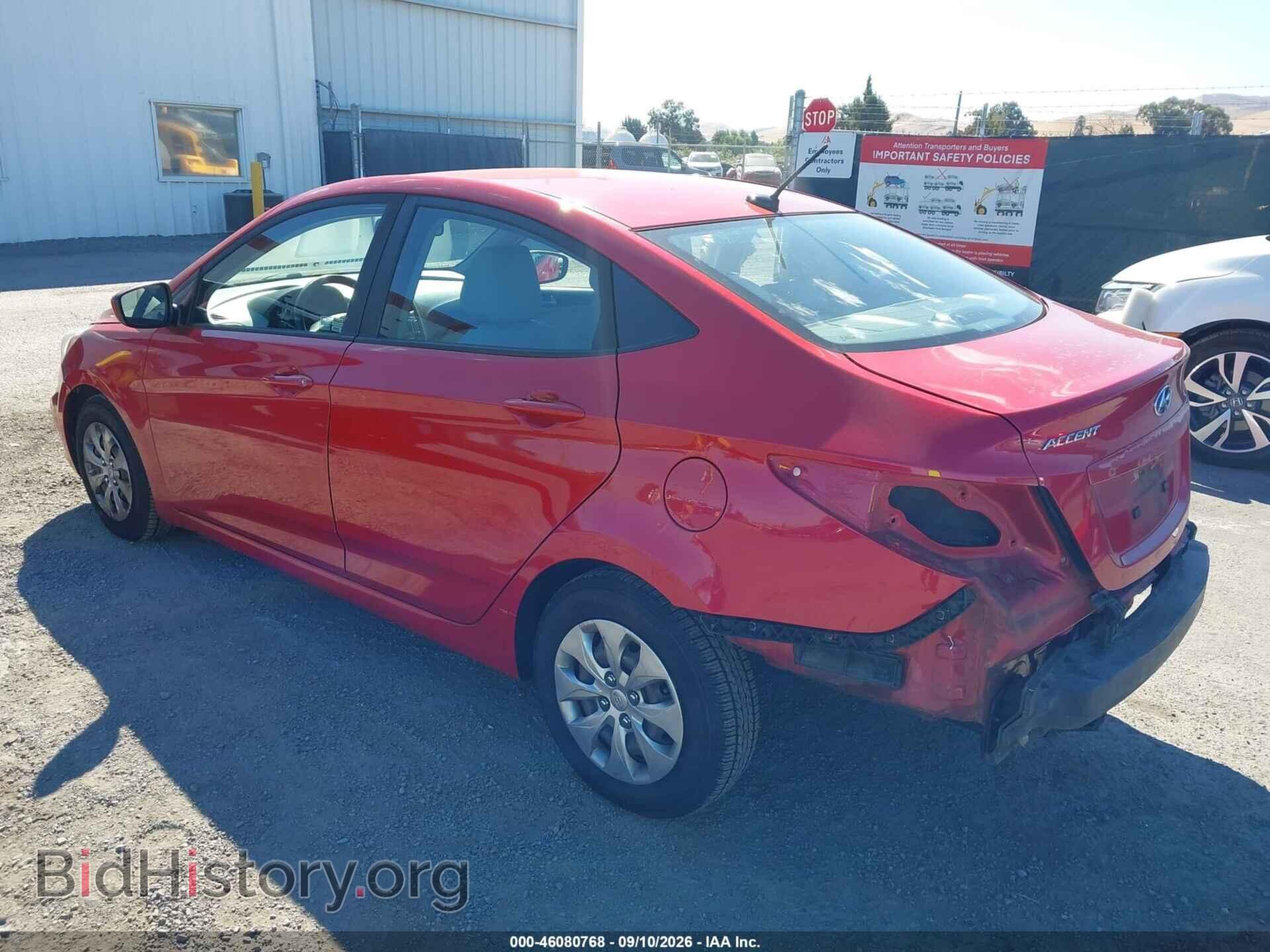 2017 HYUNDAI ACCENT - VIN: KMHCT4AE1HU244116 - Фото 3