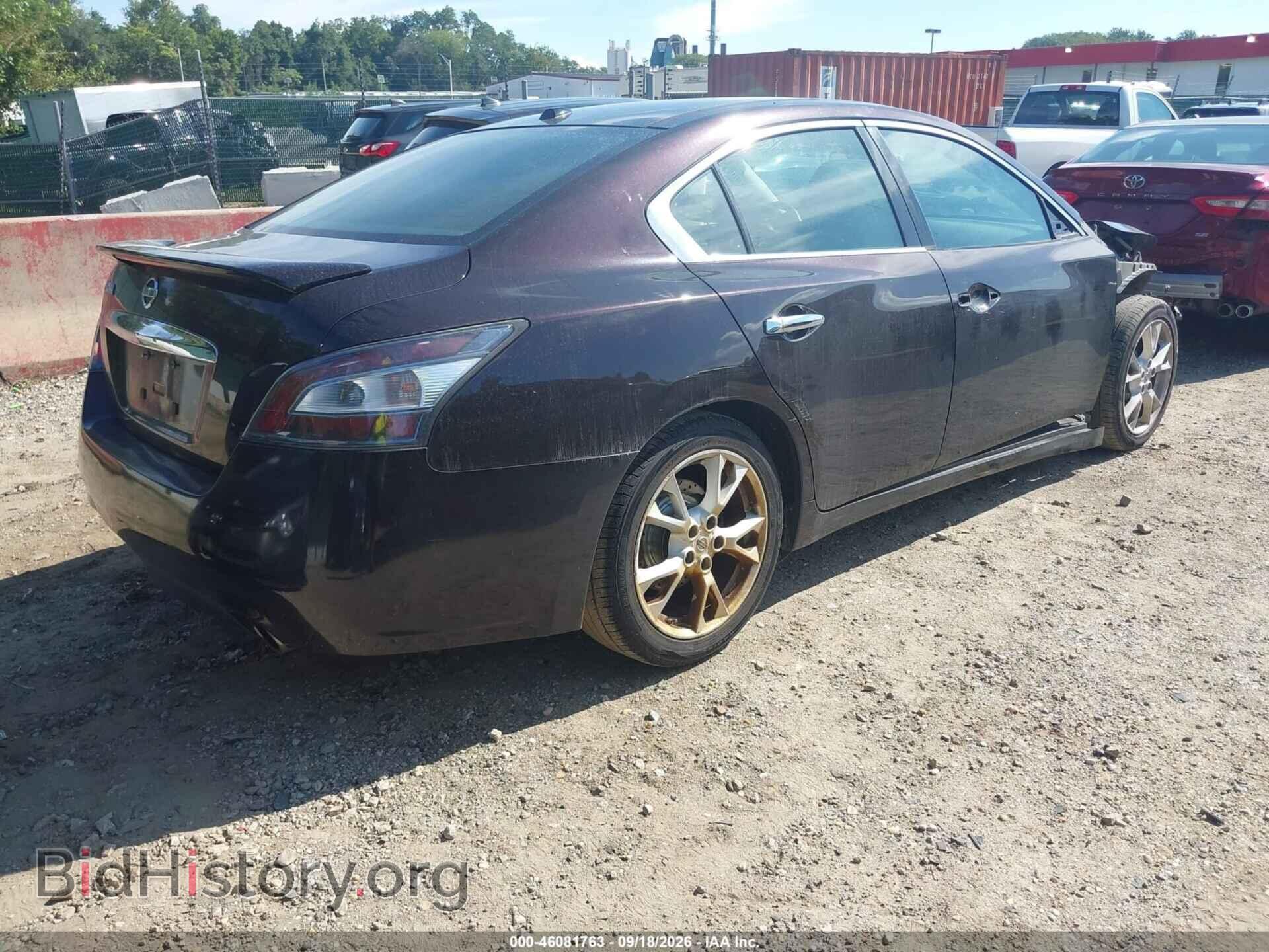 2013 NISSAN MAXIMA - VIN: 1N4AA5AP2DC802604 - Фото 4