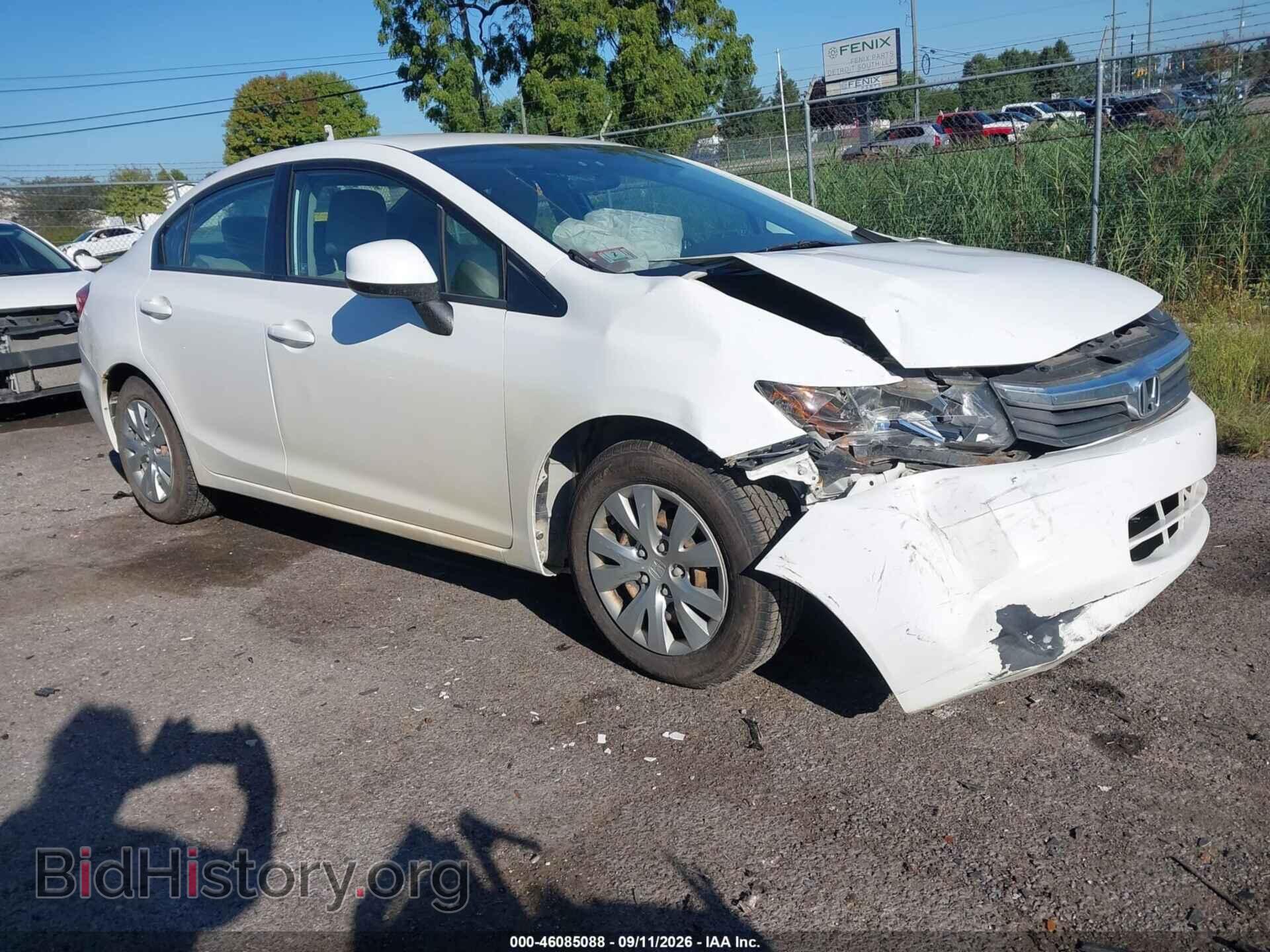 Photo 2HGFB2F53CH577450 - HONDA CIVIC 2012
