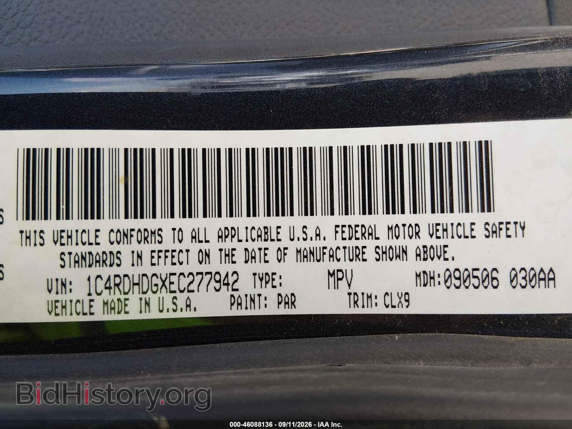 2014 DODGE DURANGO - VIN: 1C4RDHDGXEC277942 - Photo 9