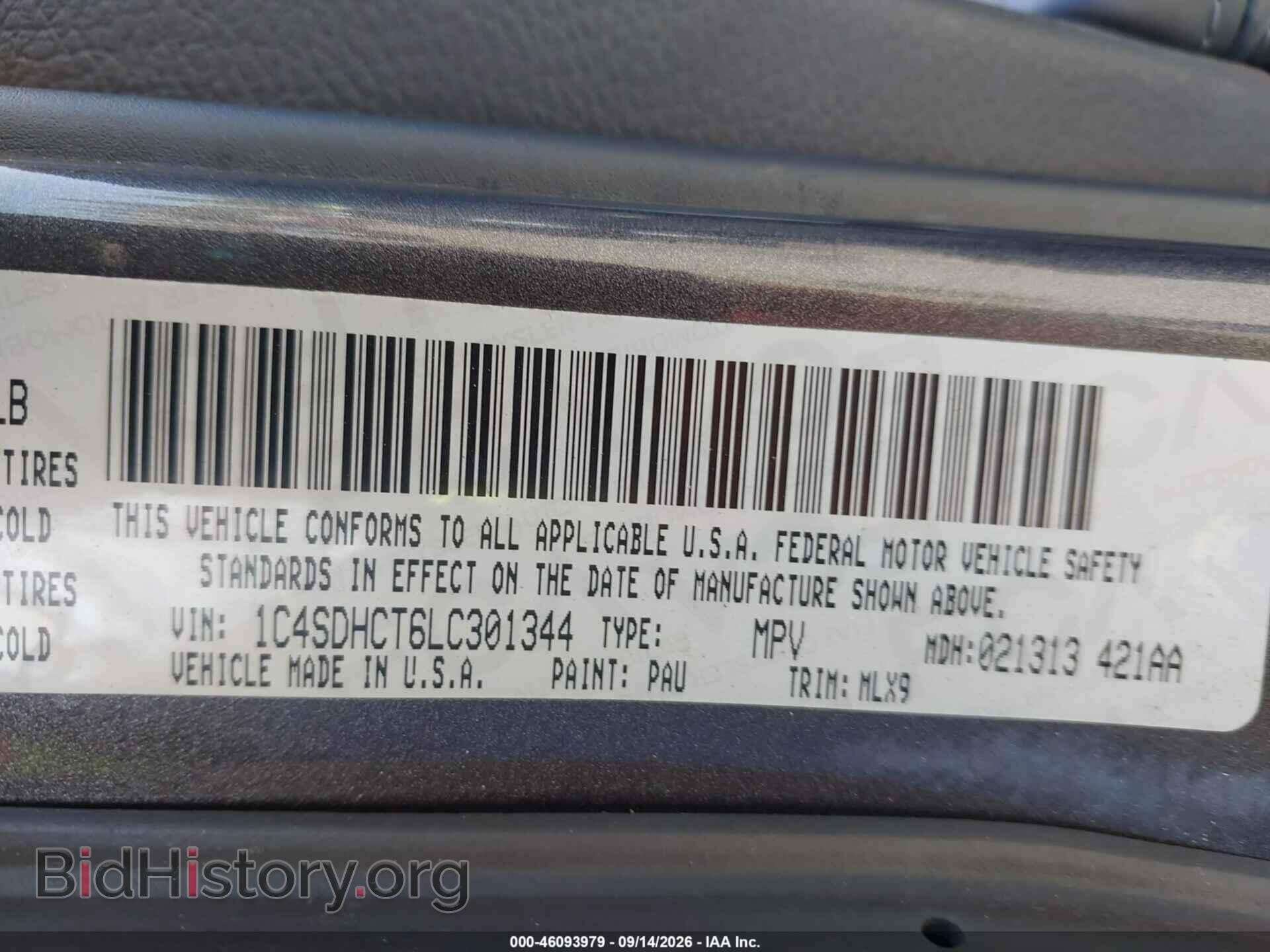 2020 DODGE DURANGO - VIN: 1C4SDHCT6LC301344 - Photo 9