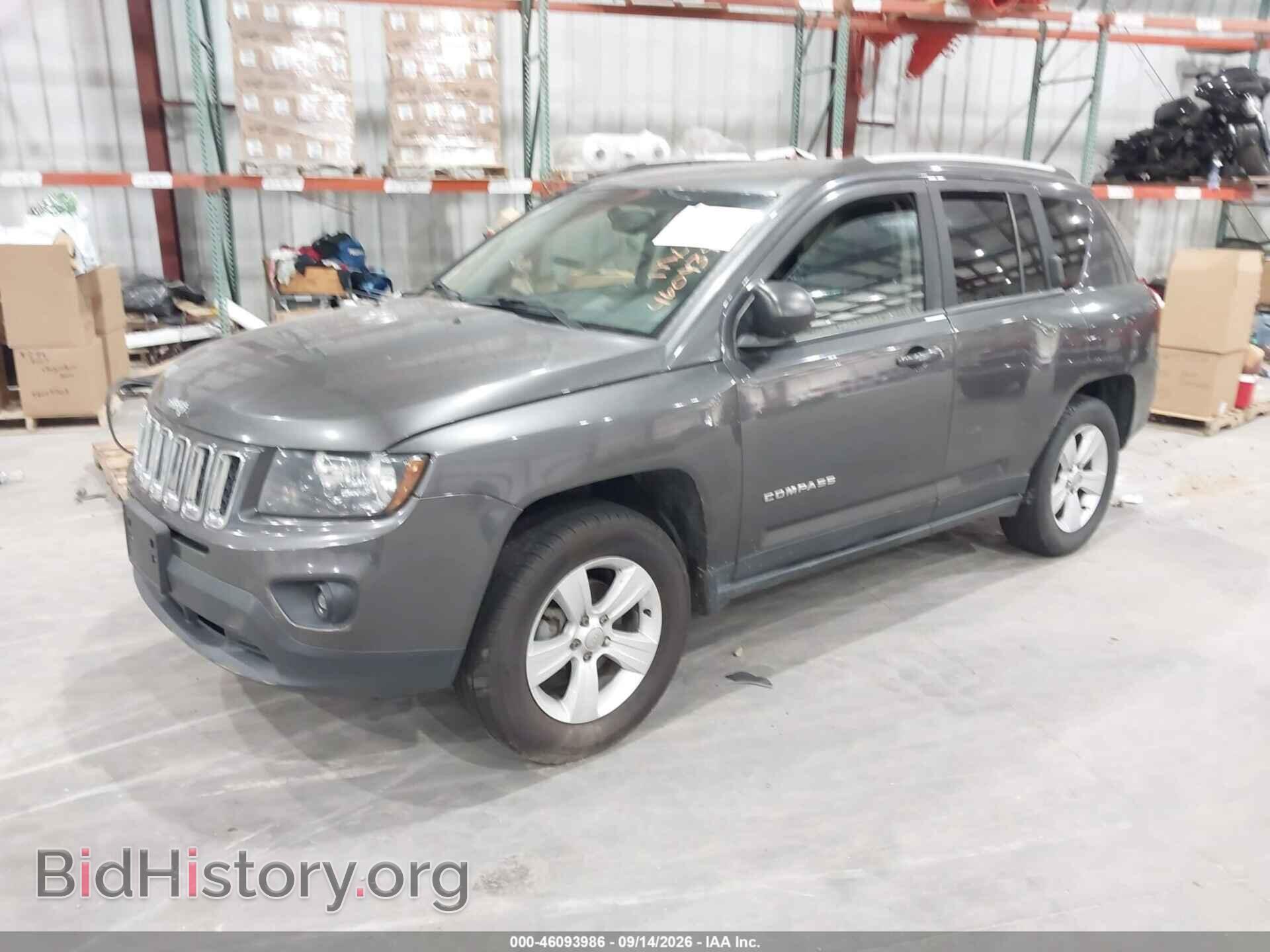 2016 JEEP COMPASS - VIN: 1C4NJDBB7GD756906 - Фото 2