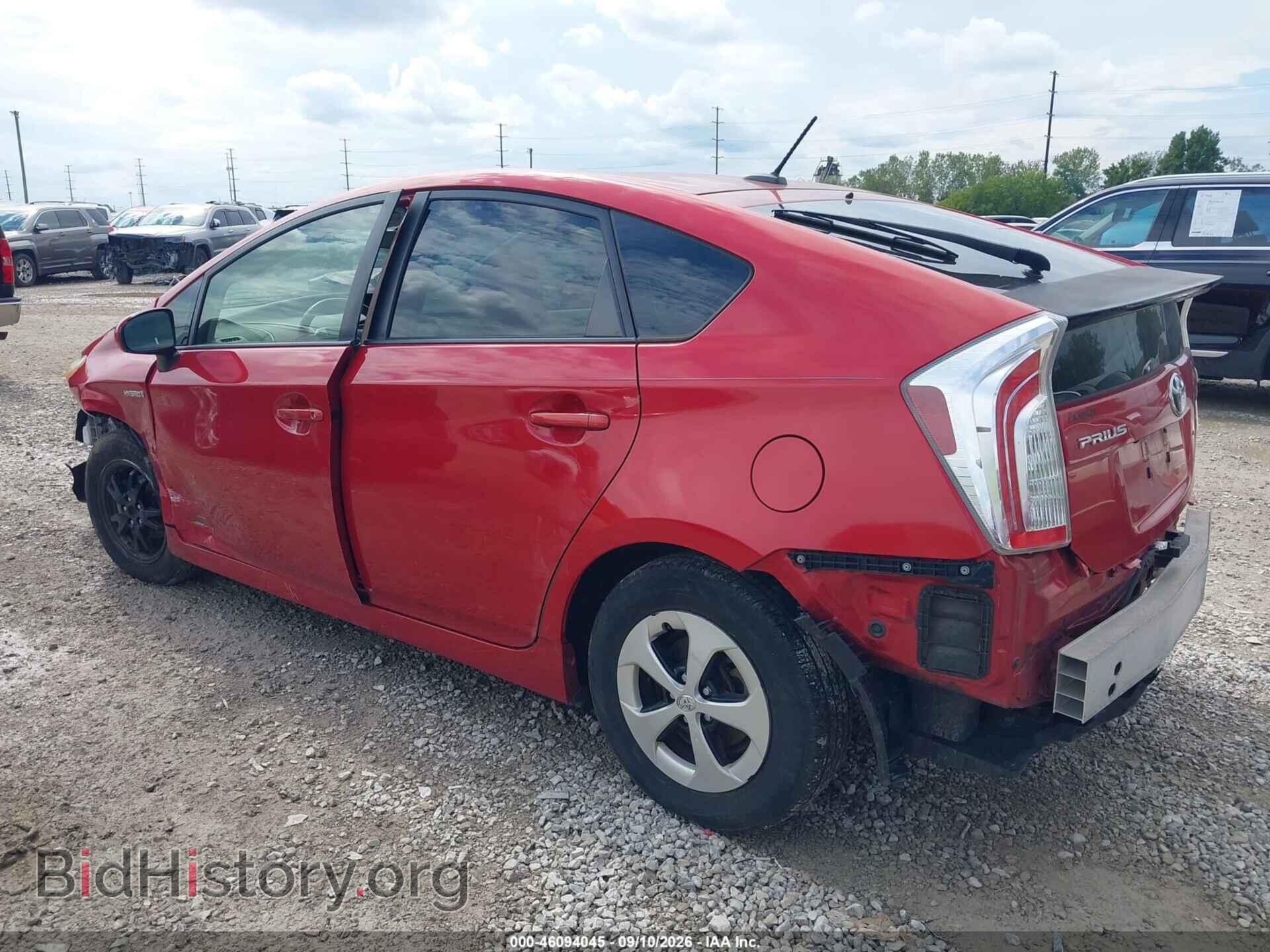 2012 TOYOTA PRIUS - VIN: JTDKN3DU8C1502939 - Фото 3