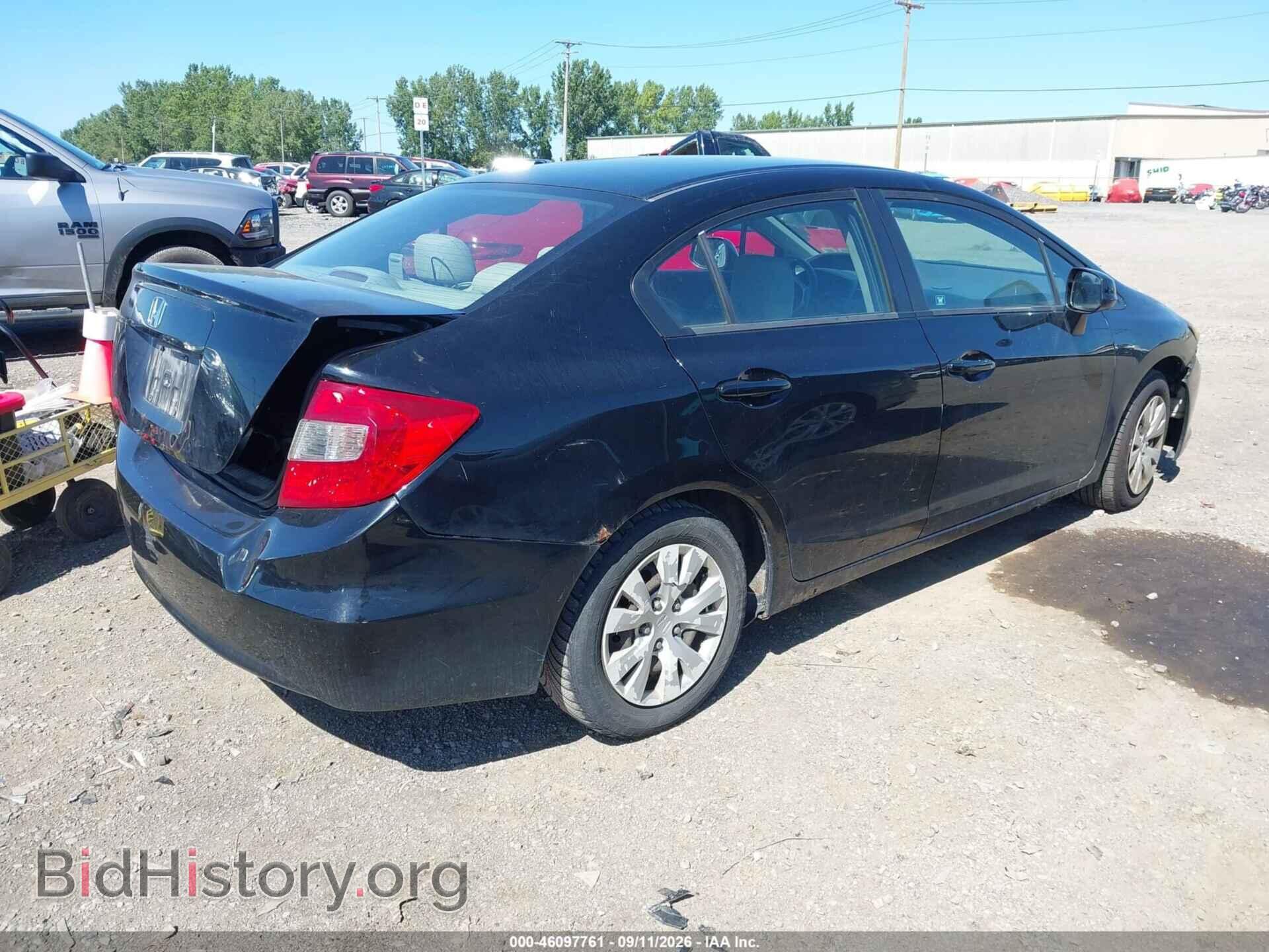 2012 HONDA CIVIC - VIN: 2HGFB2F55CH335792 - Фото 4