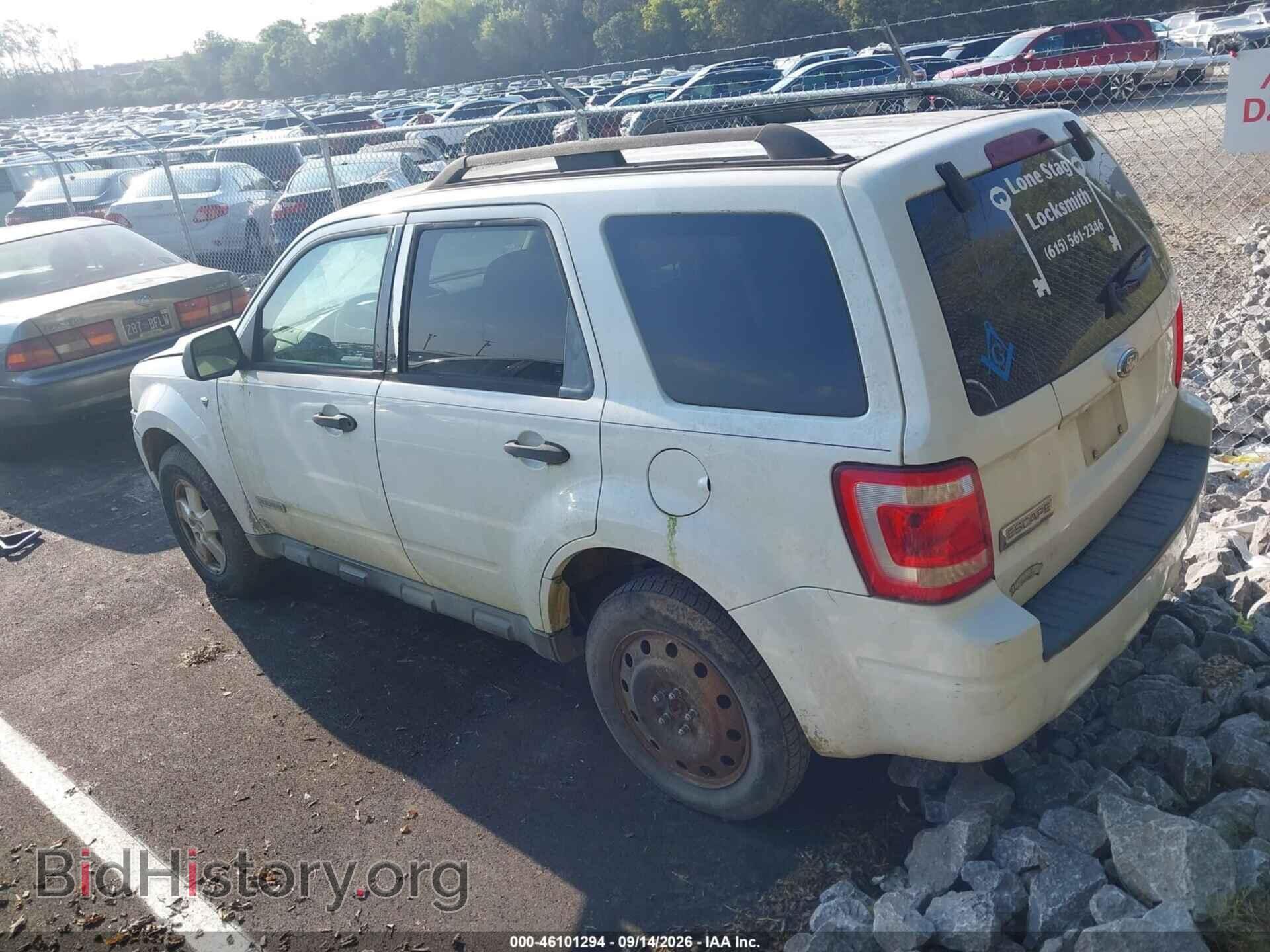 2008 FORD ESCAPE - VIN: 1FMCU03148KA08829 - Фото 3
