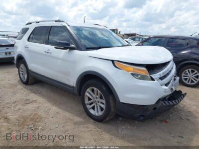 2013 Ford EXPLORER XLT, белый — VIN 1FM5K7D81DGC80237, IAAI