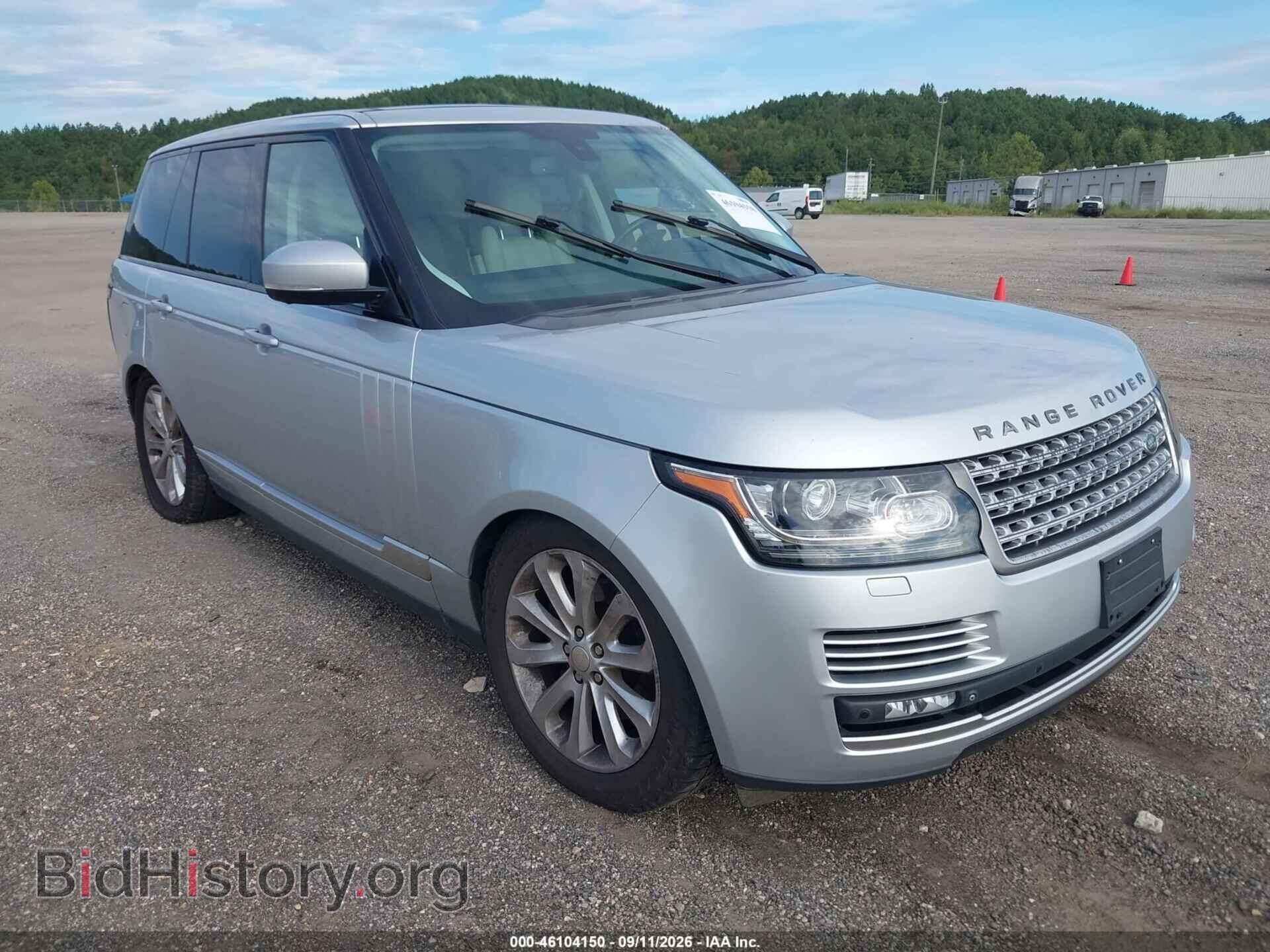 Photo SALGS2VF4FA206483 - LAND ROVER RANGE ROVER 2015