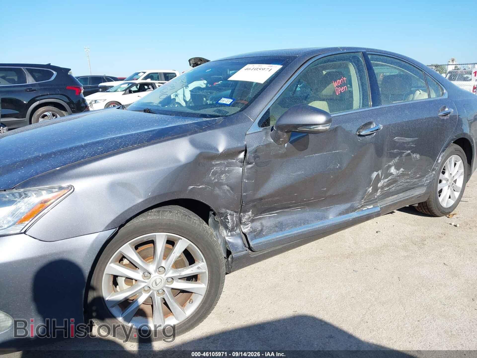 2012 LEXUS ES - VIN: JTHBK1EG2C2492701 - Photo 6