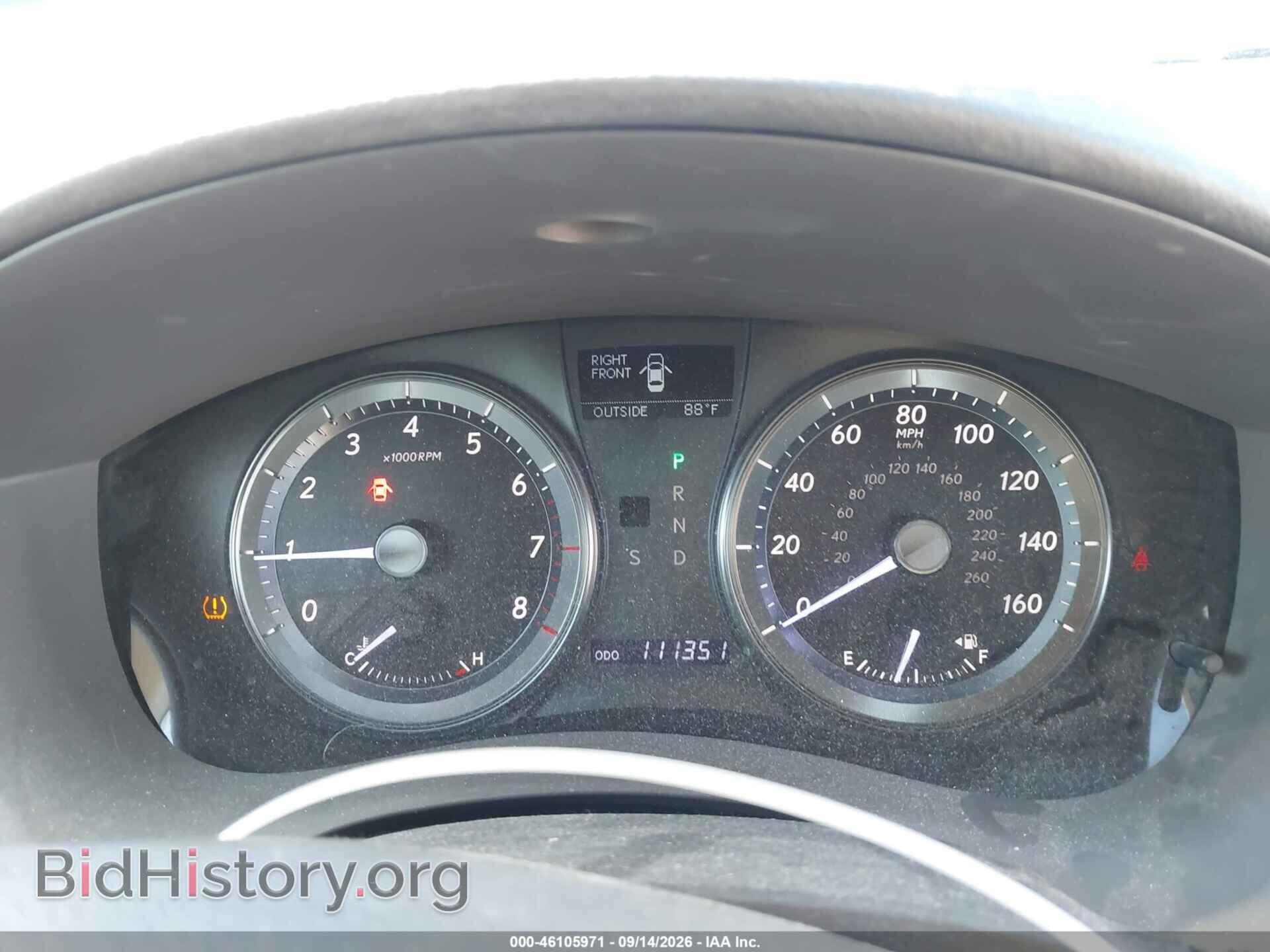 2012 LEXUS ES - VIN: JTHBK1EG2C2492701 - Photo 7