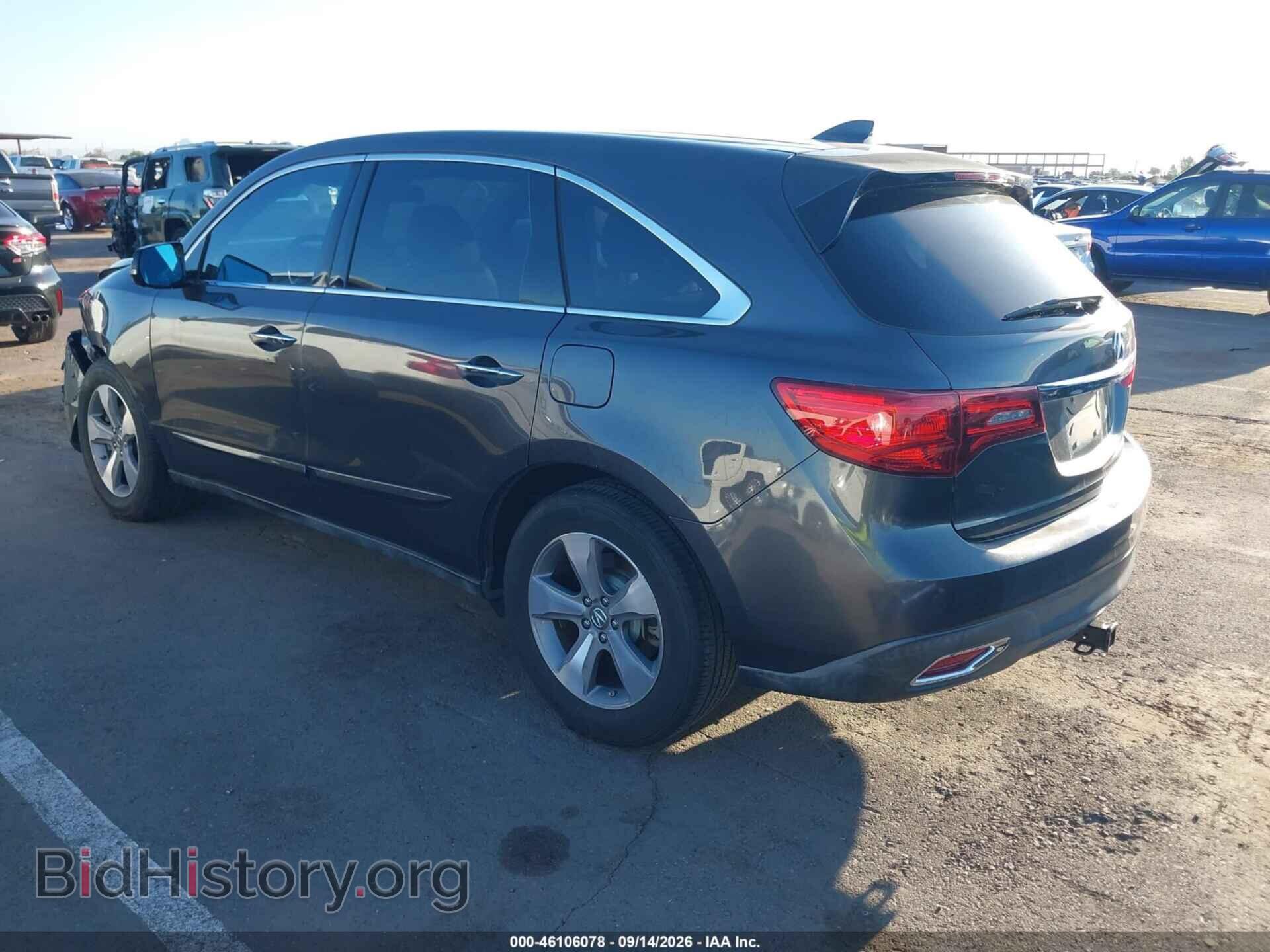 2014 ACURA MDX - VIN: 5FRYD3H23EB015582 - Photo 3