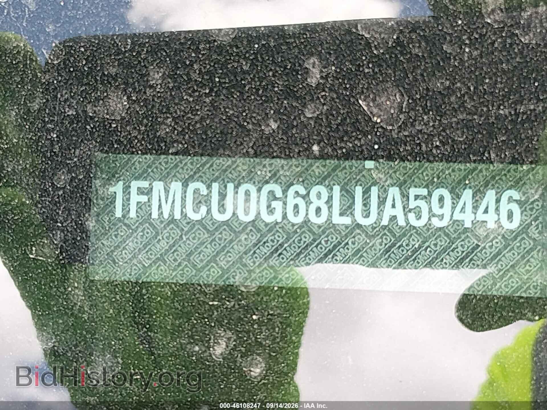 2020 FORD ESCAPE - VIN: 1FMCU0G68LUA59446 - Фото 9