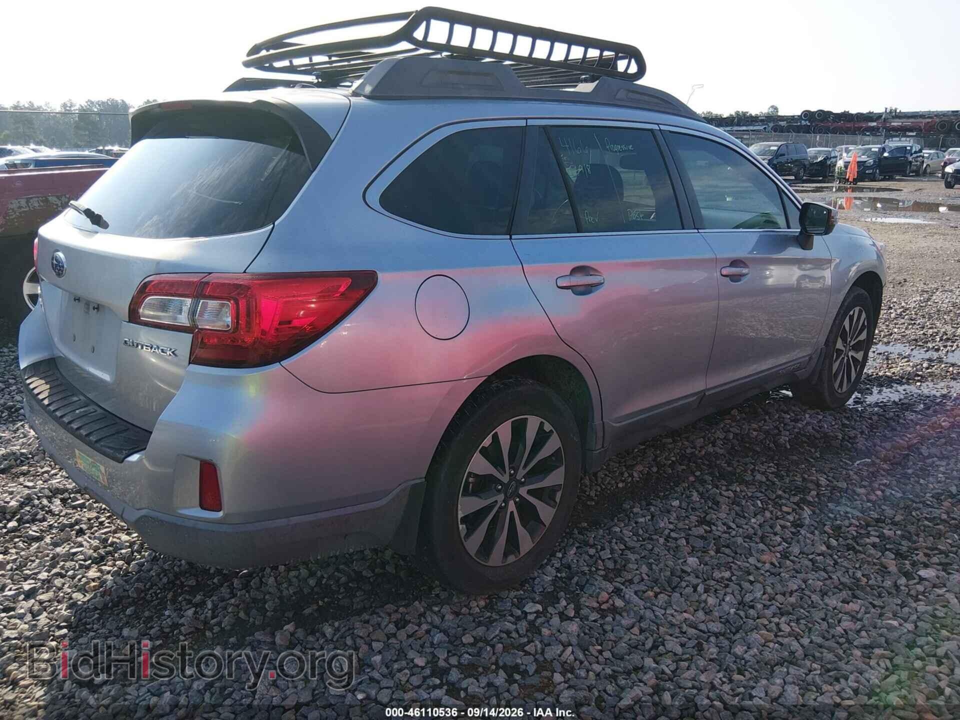 2015 SUBARU OUTBACK - VIN: 4S4BSBLC7F3250276 - Photo 4