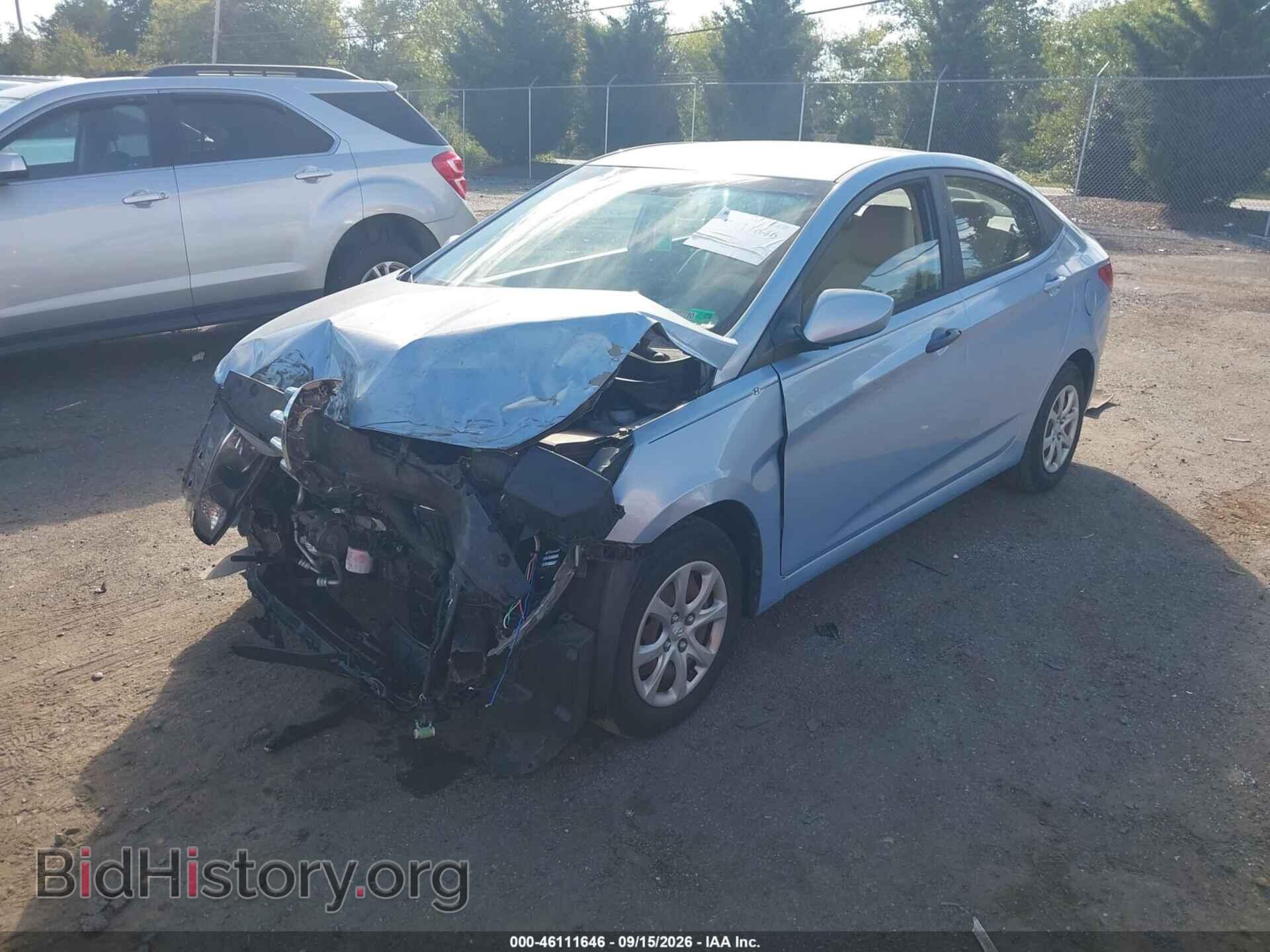 2012 HYUNDAI ACCENT - VIN: KMHCT4AE6CU207085 - Photo 2