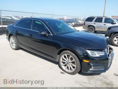 2019 Audi A4 40 Premium/40 Titanium Premium, black — VIN WAUGMAF45KN005152, IAAI