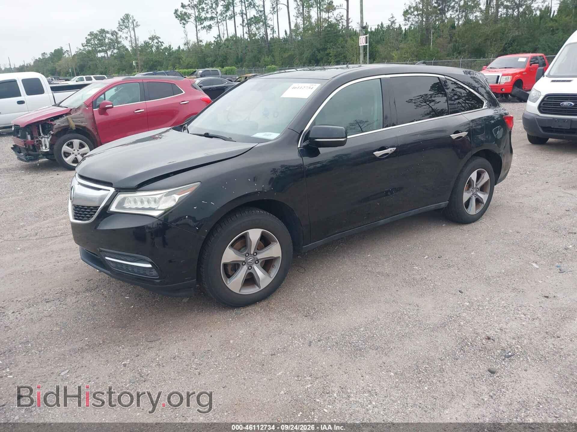 2014 ACURA MDX - VIN: 5FRYD4H20EB006389 - Photo 2