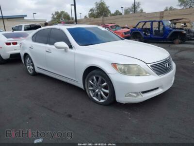 2008 Lexus LS 460, белый — VIN JTHBL46F085081646, IAAI
