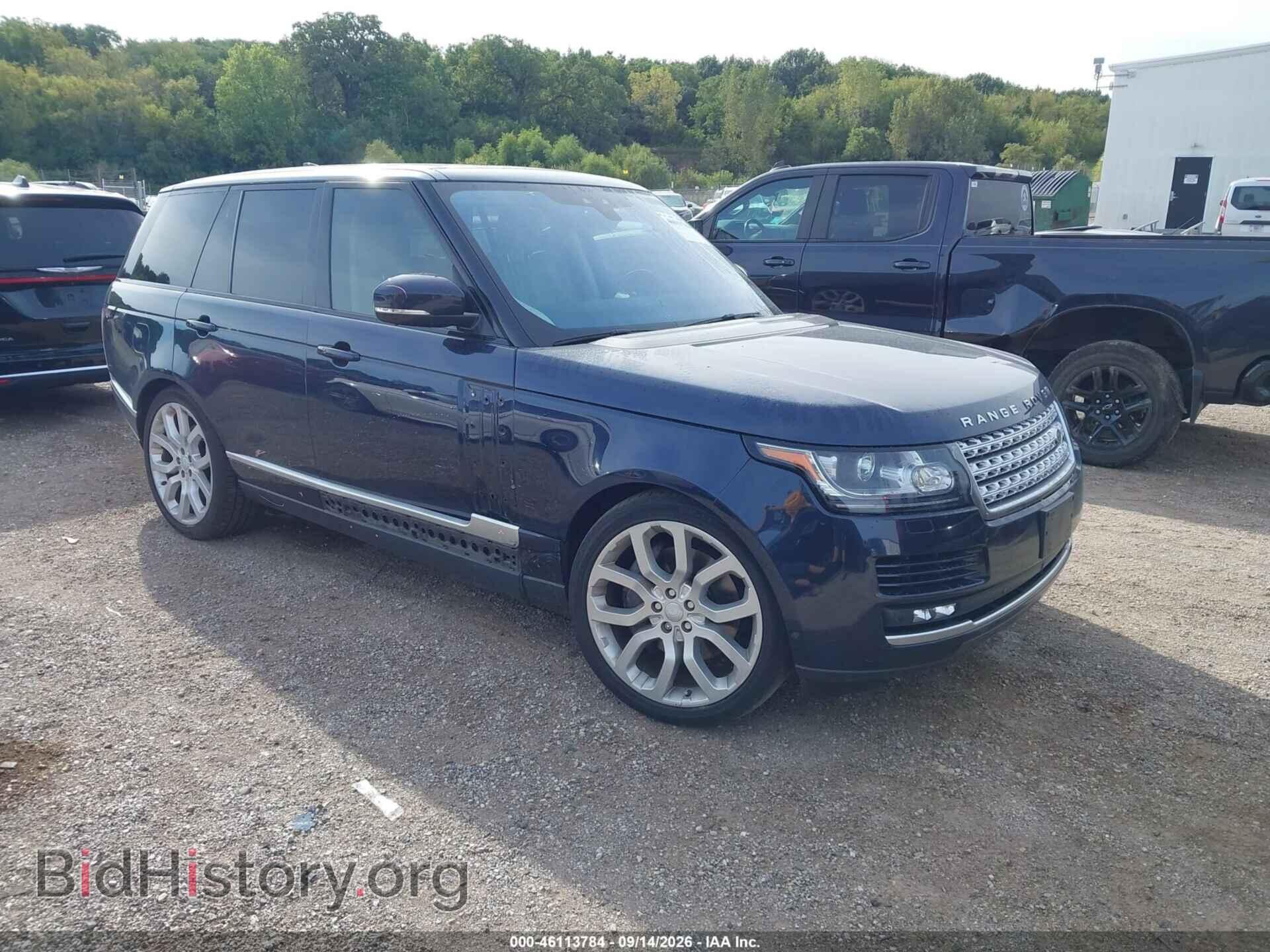 Фотография SALGS2FE8HA362647 - LAND ROVER RANGE ROVER 2017