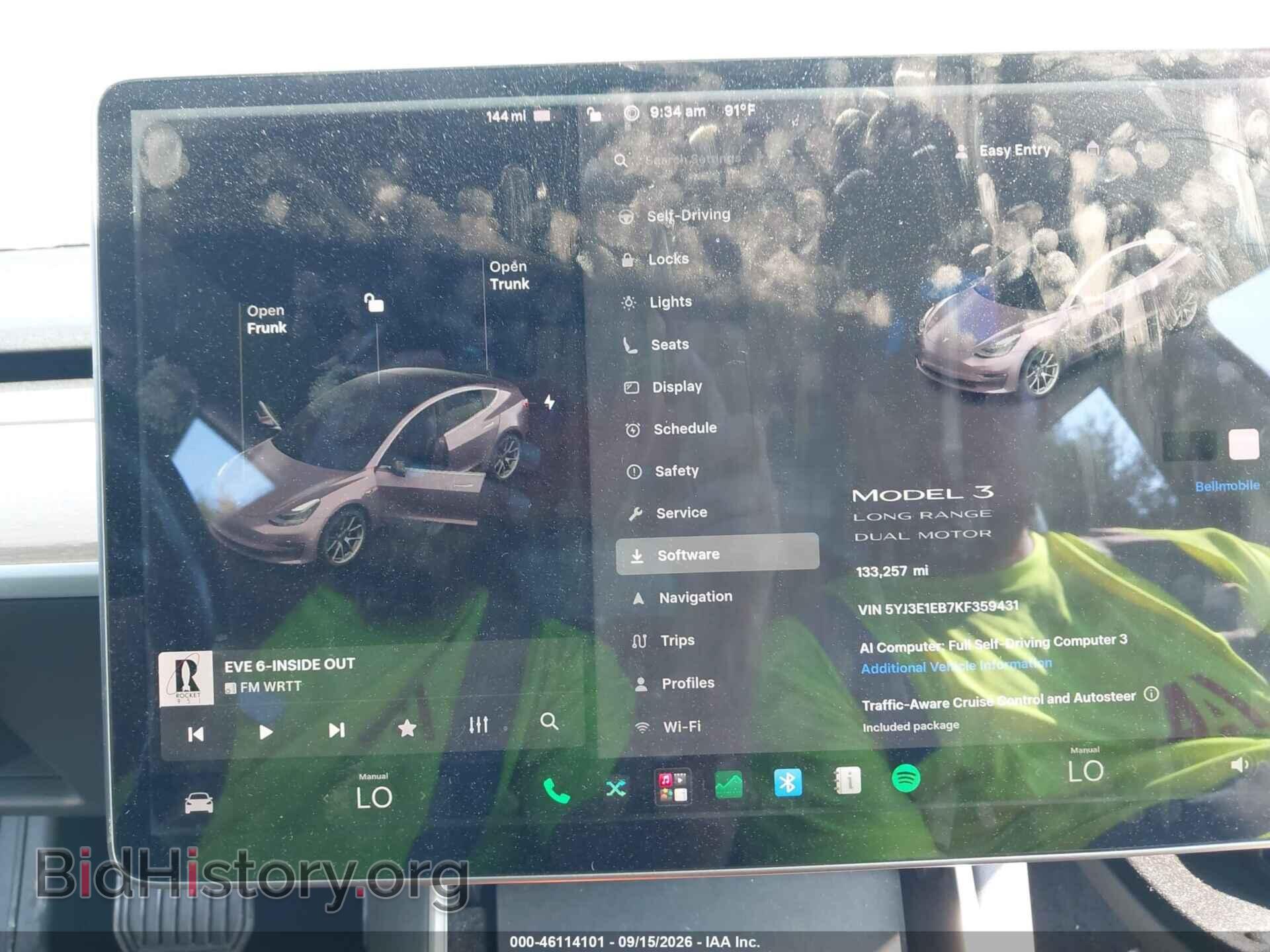 2019 TESLA MODEL 3 - VIN: 5YJ3E1EB7KF359431 - Фото 18
