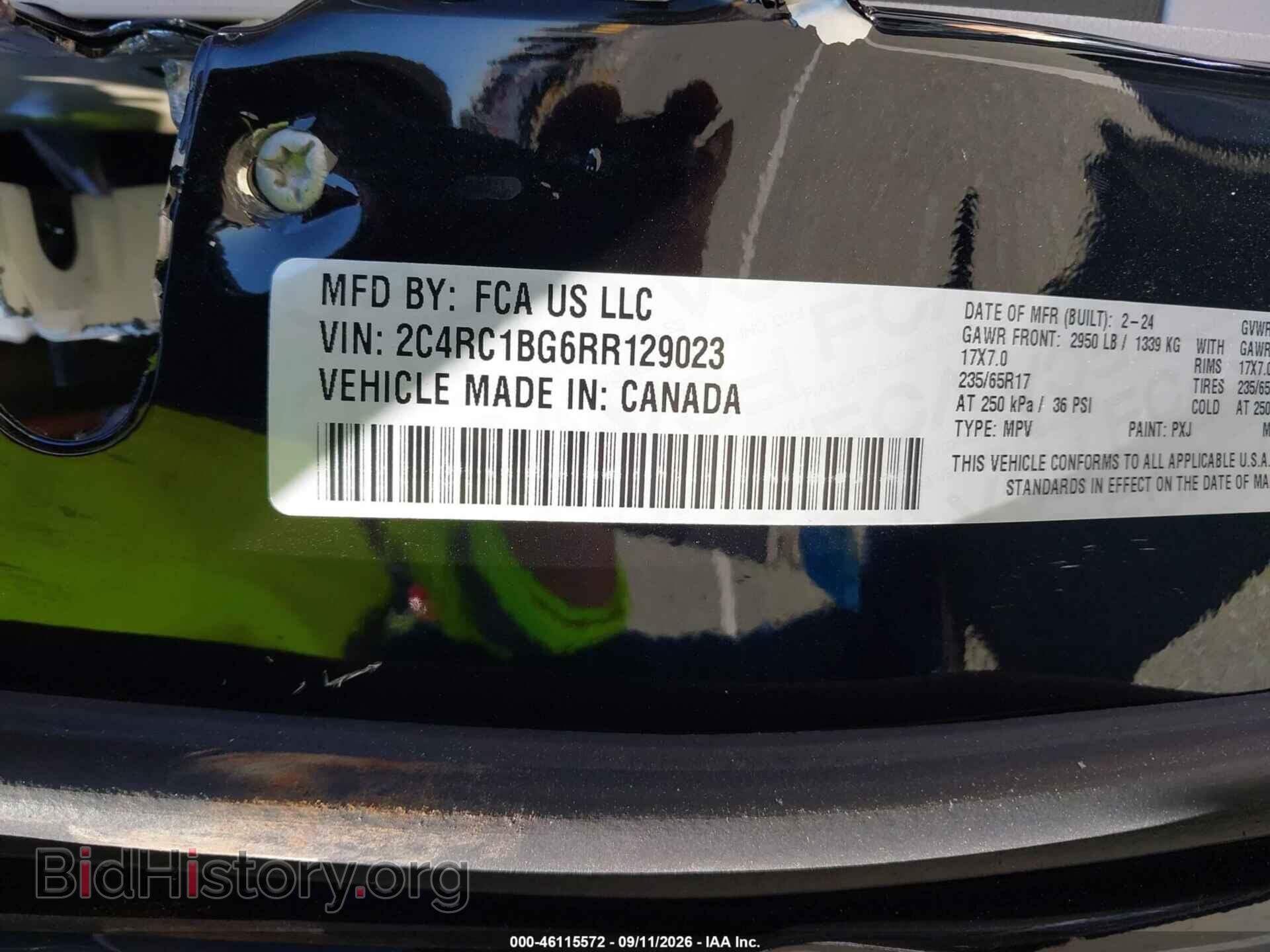 2024 CHRYSLER PACIFICA - VIN: 2C4RC1BG6RR129023 - Photo 9