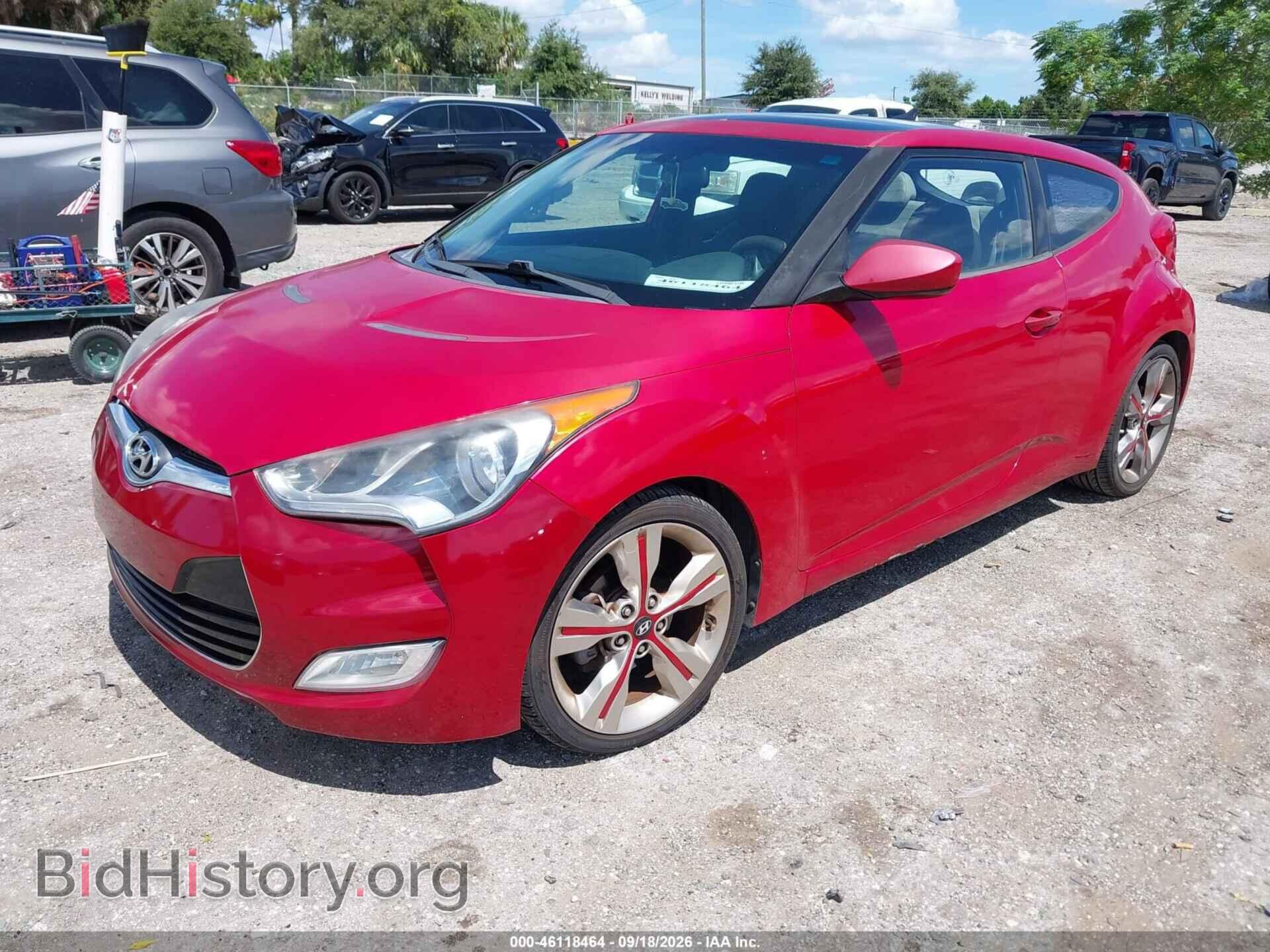 2013 HYUNDAI VELOSTER - VIN: KMHTC6AD2DU096572 - Фото 2