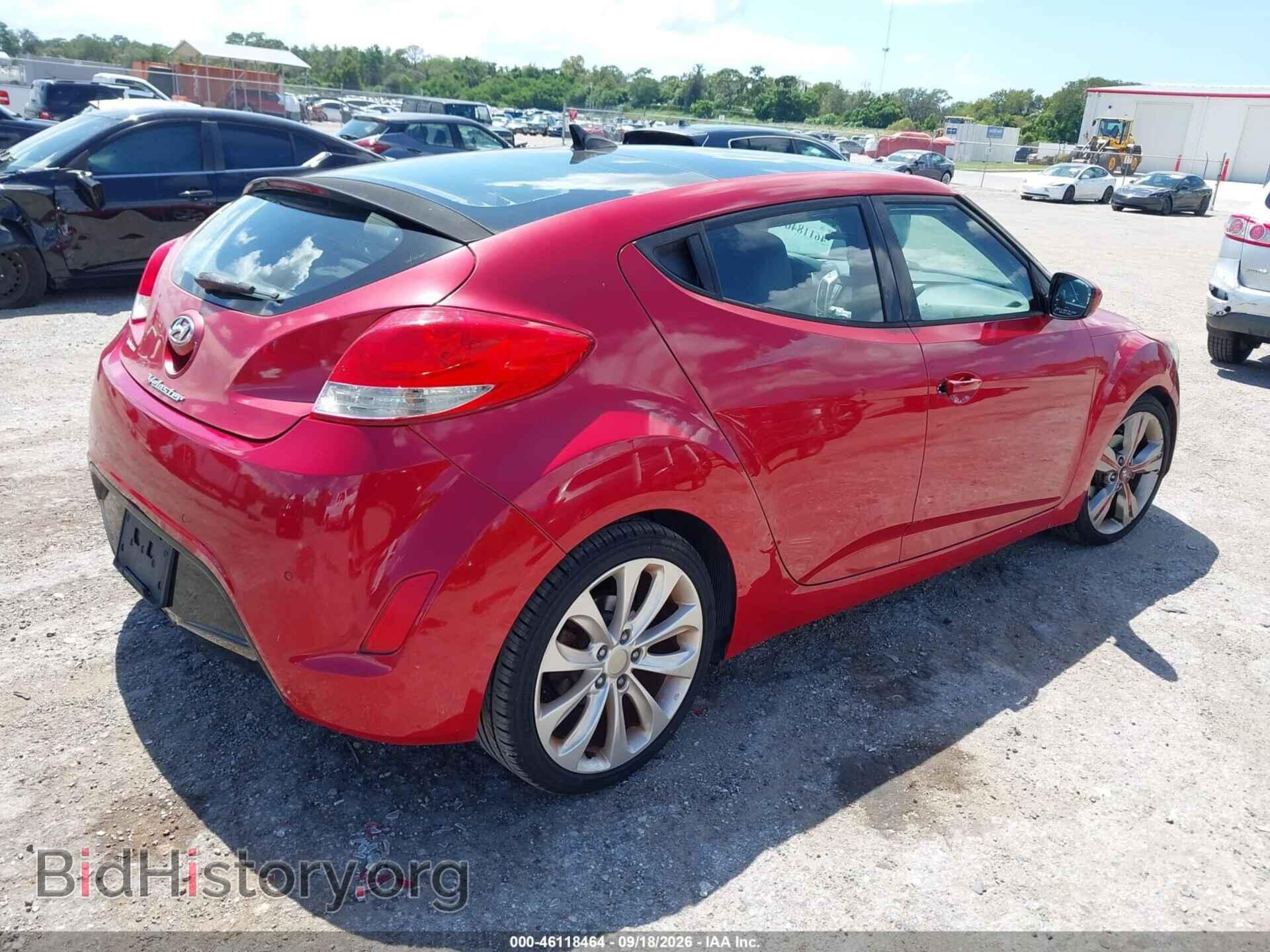 2013 HYUNDAI VELOSTER - VIN: KMHTC6AD2DU096572 - Фото 4