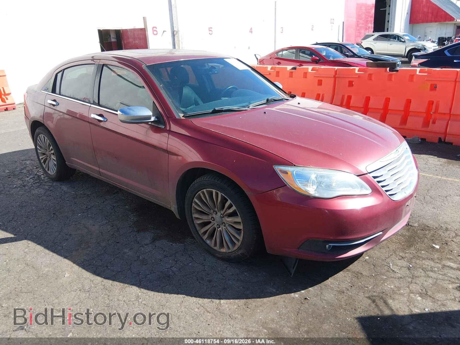 Фотография 1C3CCBCB6CN166290 - CHRYSLER 200 2012