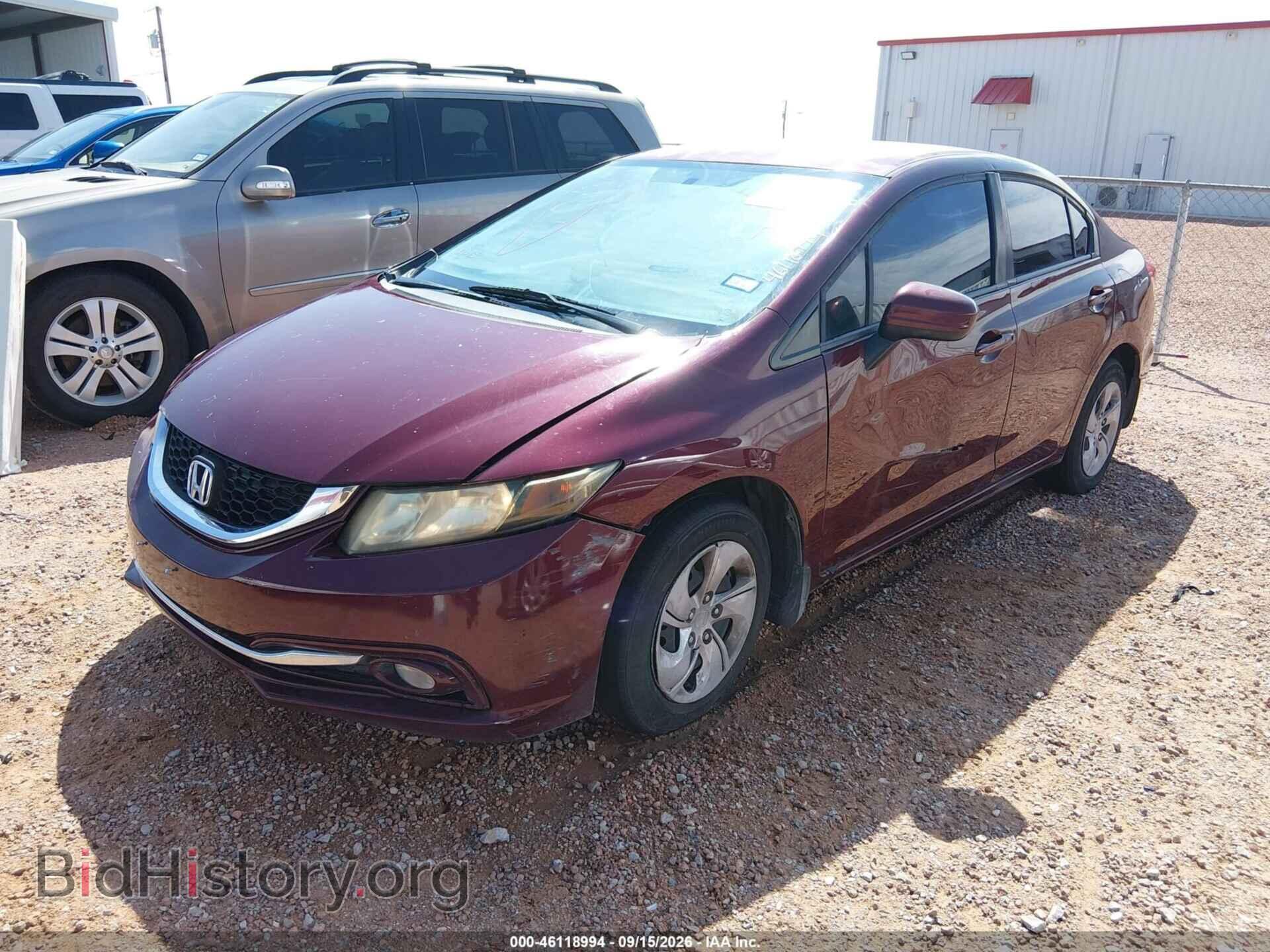 2015 HONDA CIVIC - VIN: 2HGFB2F53FH545263 - Фото 2