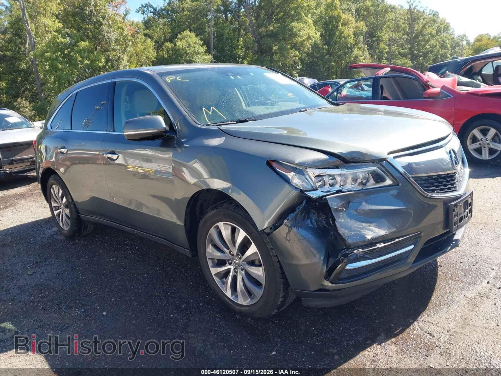 Photo 5FRYD4H45EB022511 - ACURA MDX 2014