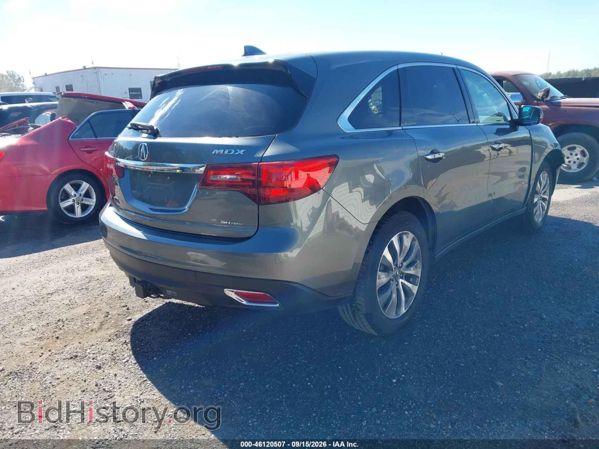 2014 ACURA MDX - VIN: 5FRYD4H45EB022511 - Фото 4