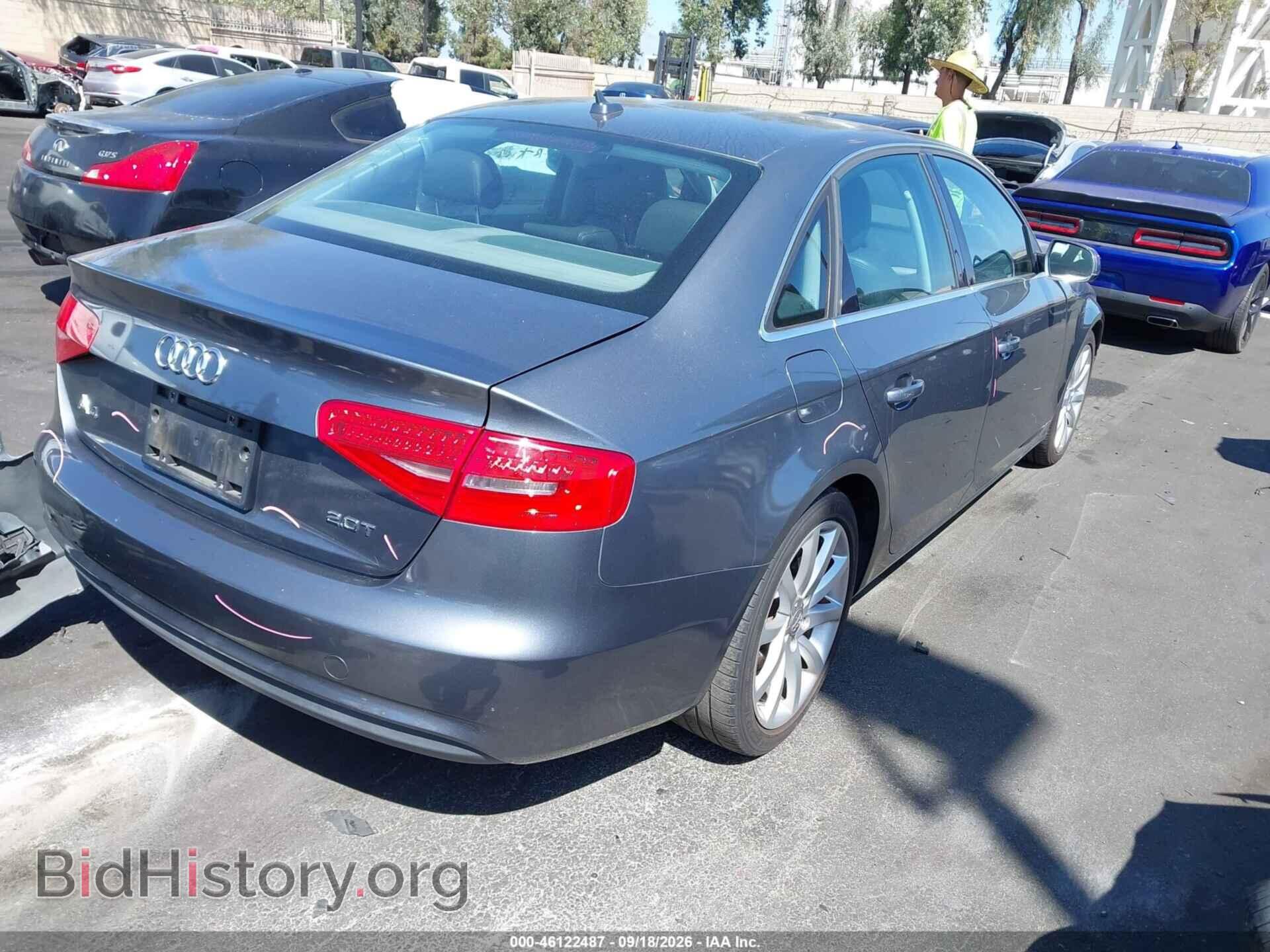 2013 AUDI A4 - VIN: WAUEFAFL3DN009261 - Фото 4