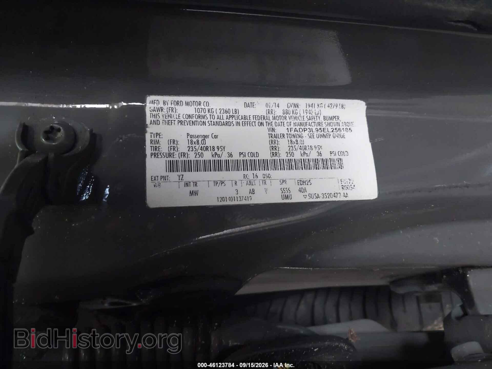 2014 FORD FOCUS ST - VIN: 1FADP3L95EL256185 - Фото 9
