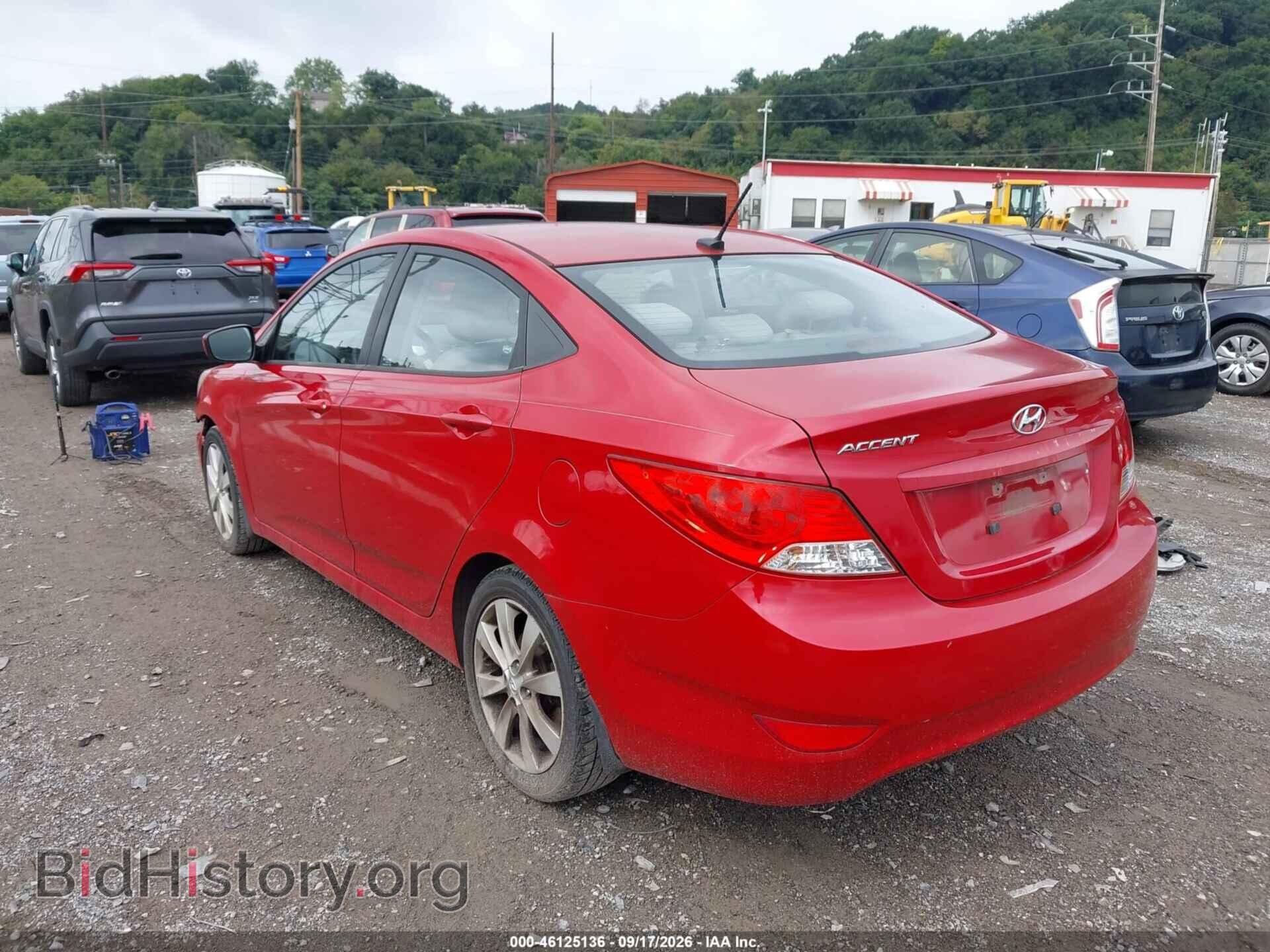 2012 HYUNDAI ACCENT - VIN: KMHCU4AE8CU165032 - Photo 3