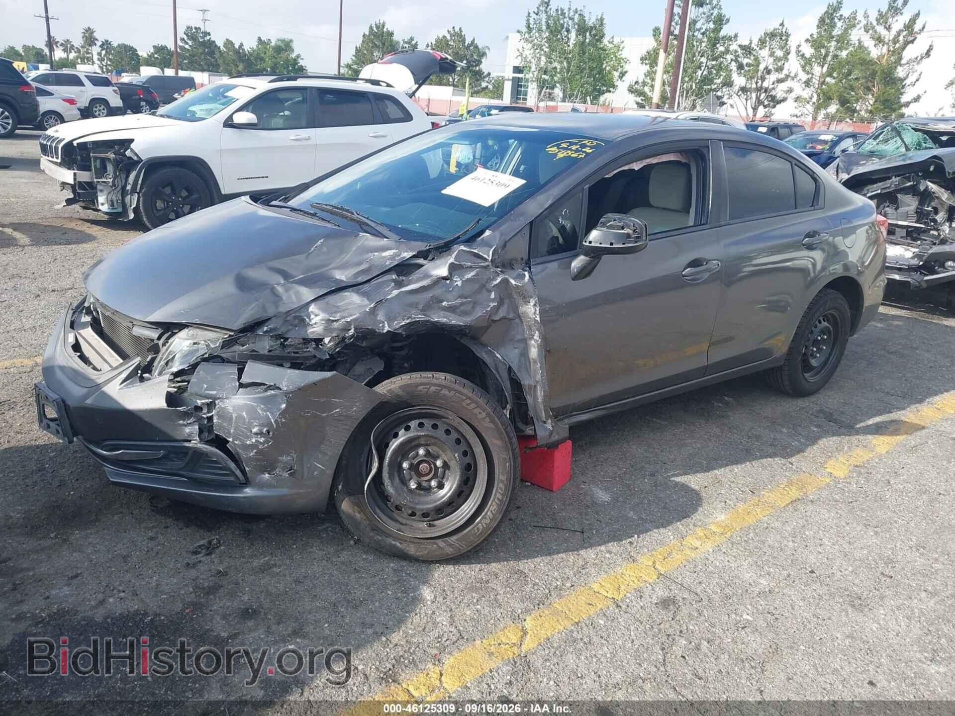 2013 HONDA CIVIC - VIN: 2HGFB2F57DH515423 - Фото 2