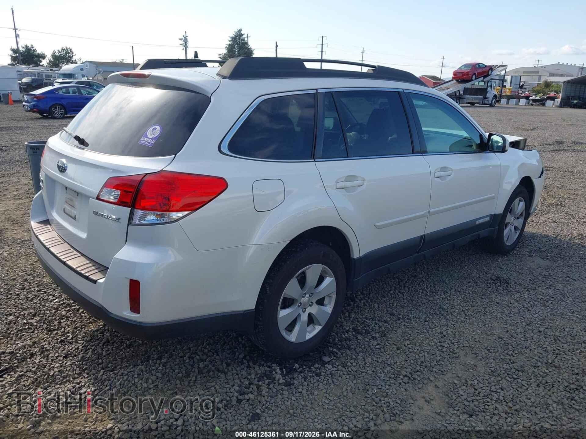 2012 SUBARU OUTBACK - VIN: 4S4BRCCC5C3240603 - Photo 4
