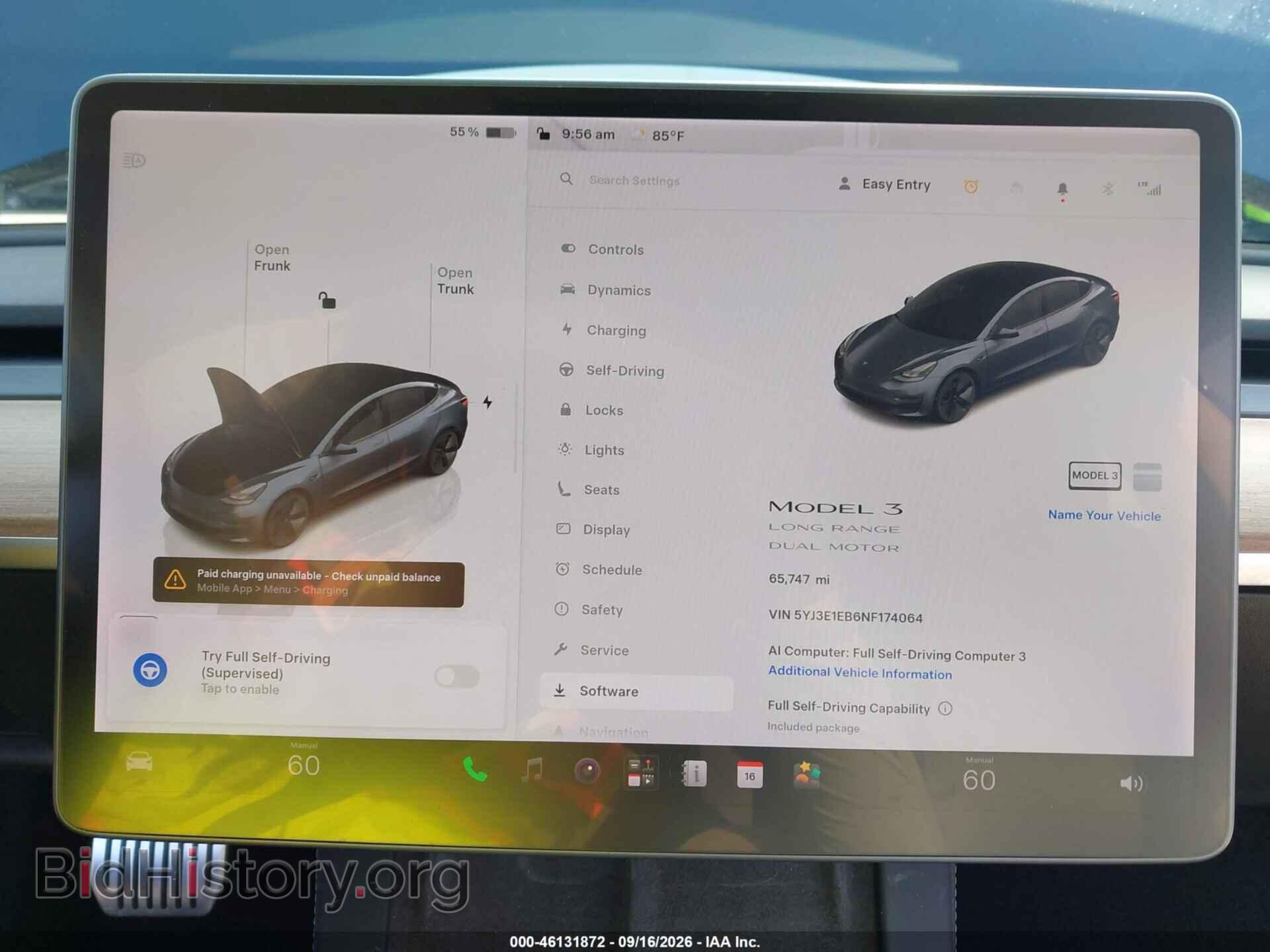 2022 TESLA MODEL 3 - VIN: 5YJ3E1EB6NF174064 - Photo 7