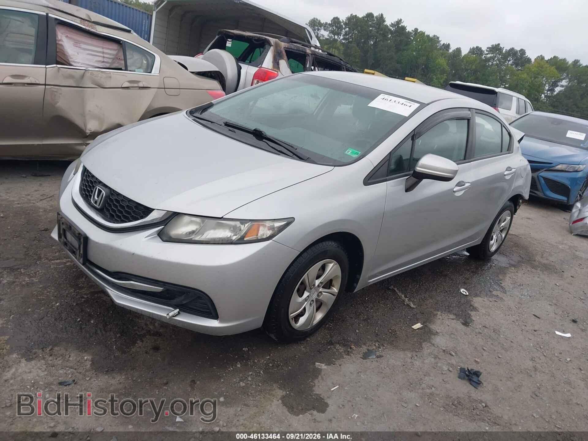 2014 HONDA CIVIC - VIN: 2HGFB2F55EH510366 - Фото 2