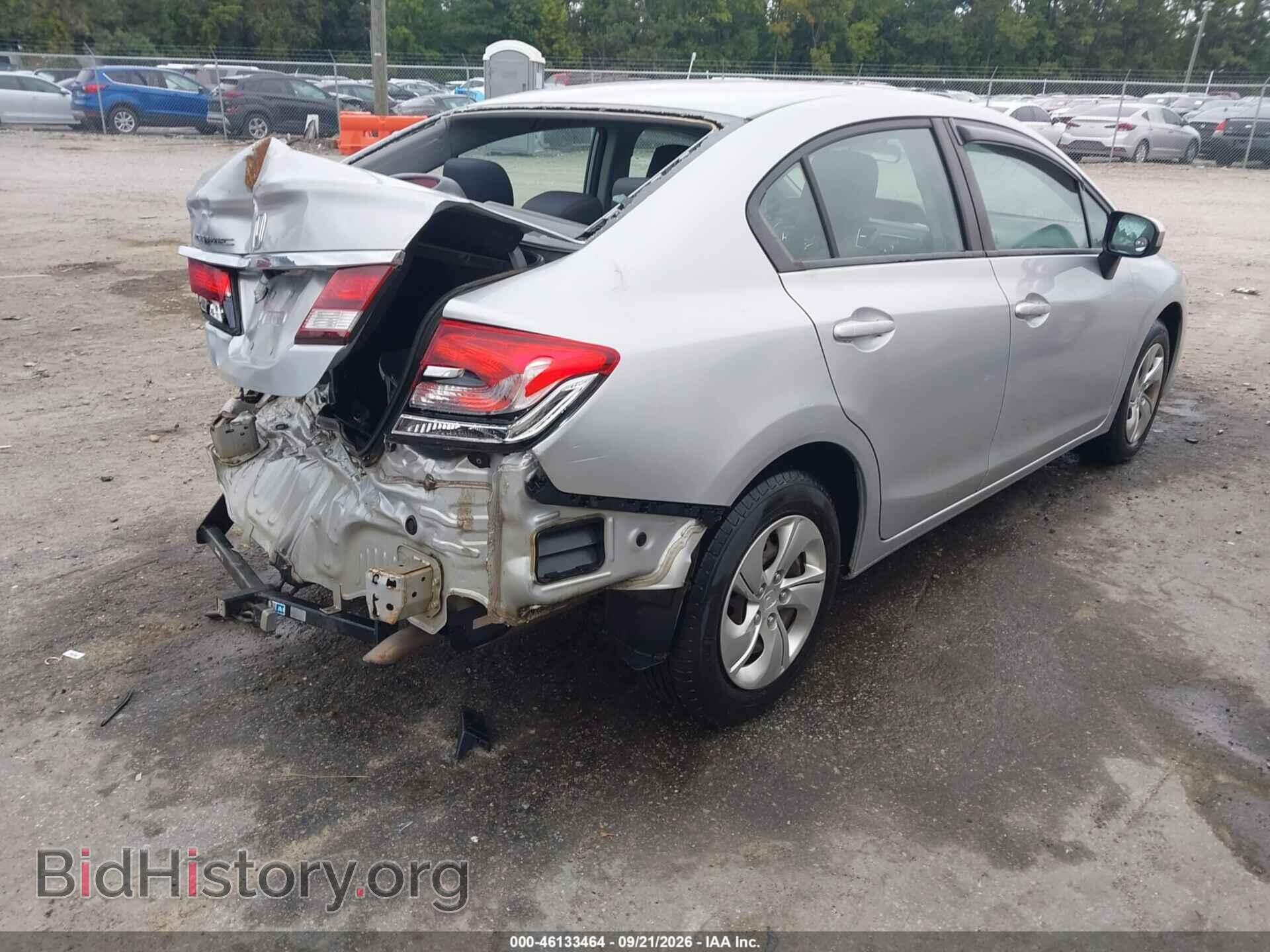 2014 HONDA CIVIC - VIN: 2HGFB2F55EH510366 - Фото 4
