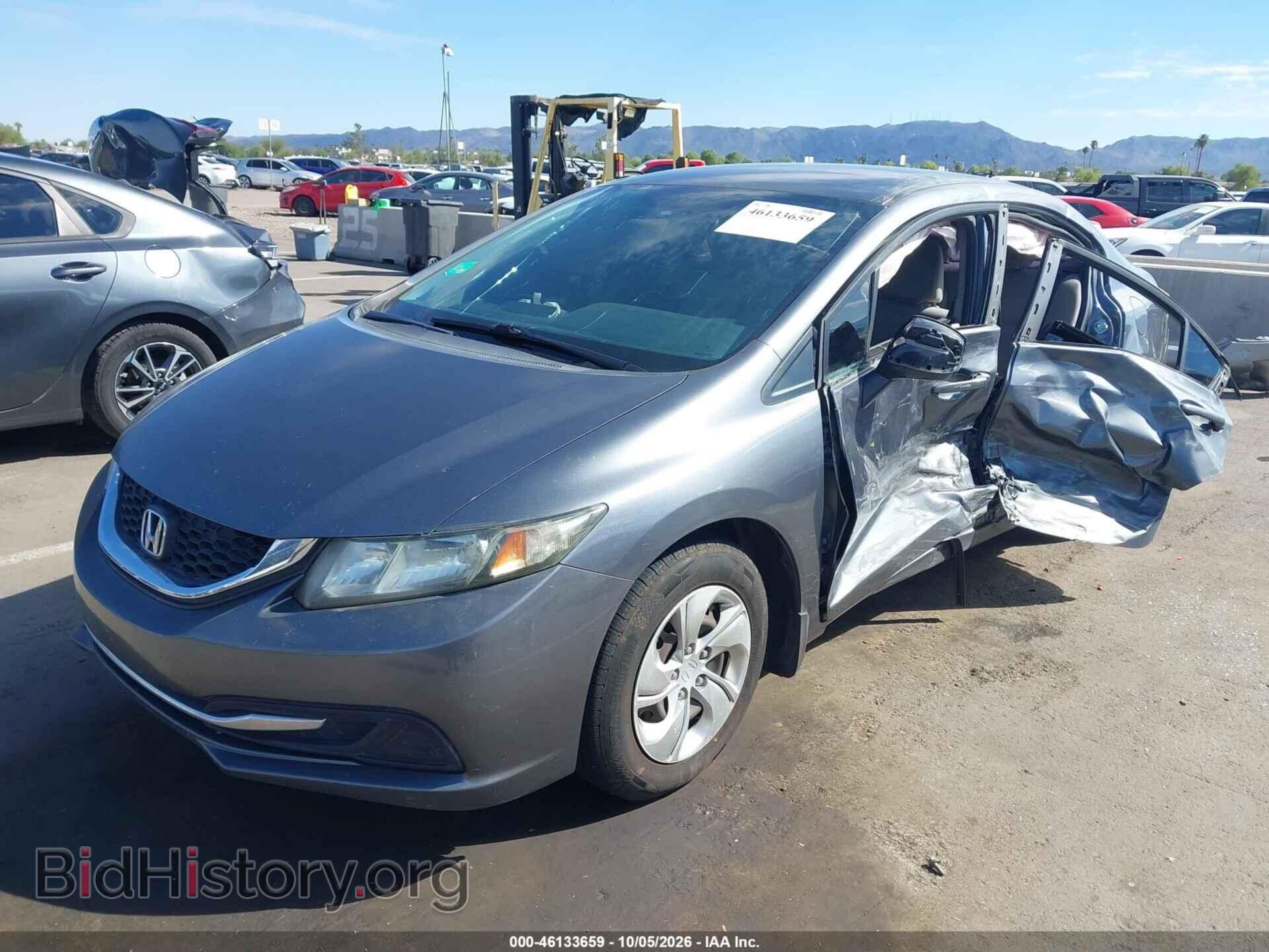 2013 HONDA CIVIC - VIN: 19XFB2F5XDE000345 - Фото 2