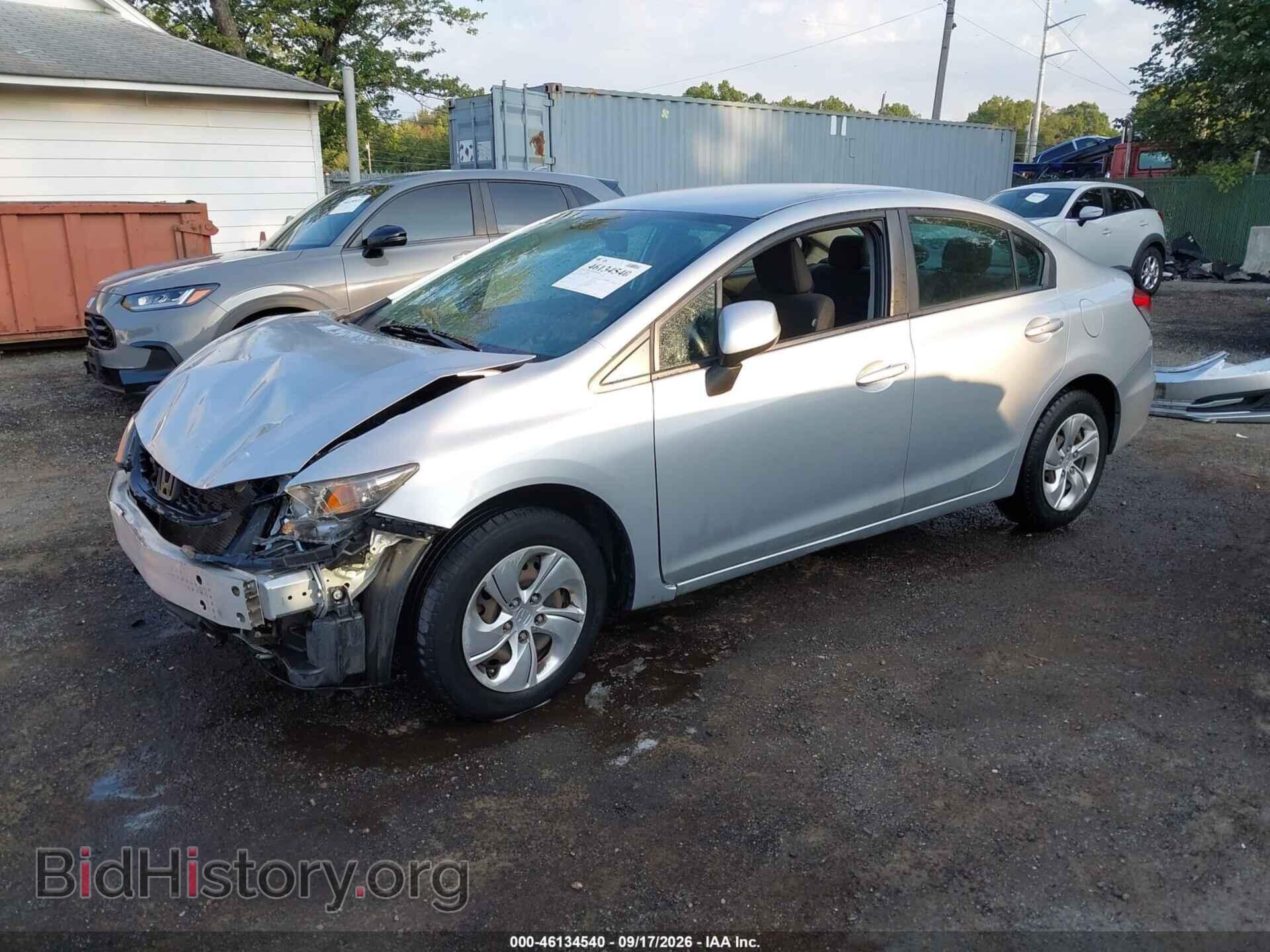 2013 HONDA CIVIC - VIN: 19XFB2F5XDE266819 - Фото 2