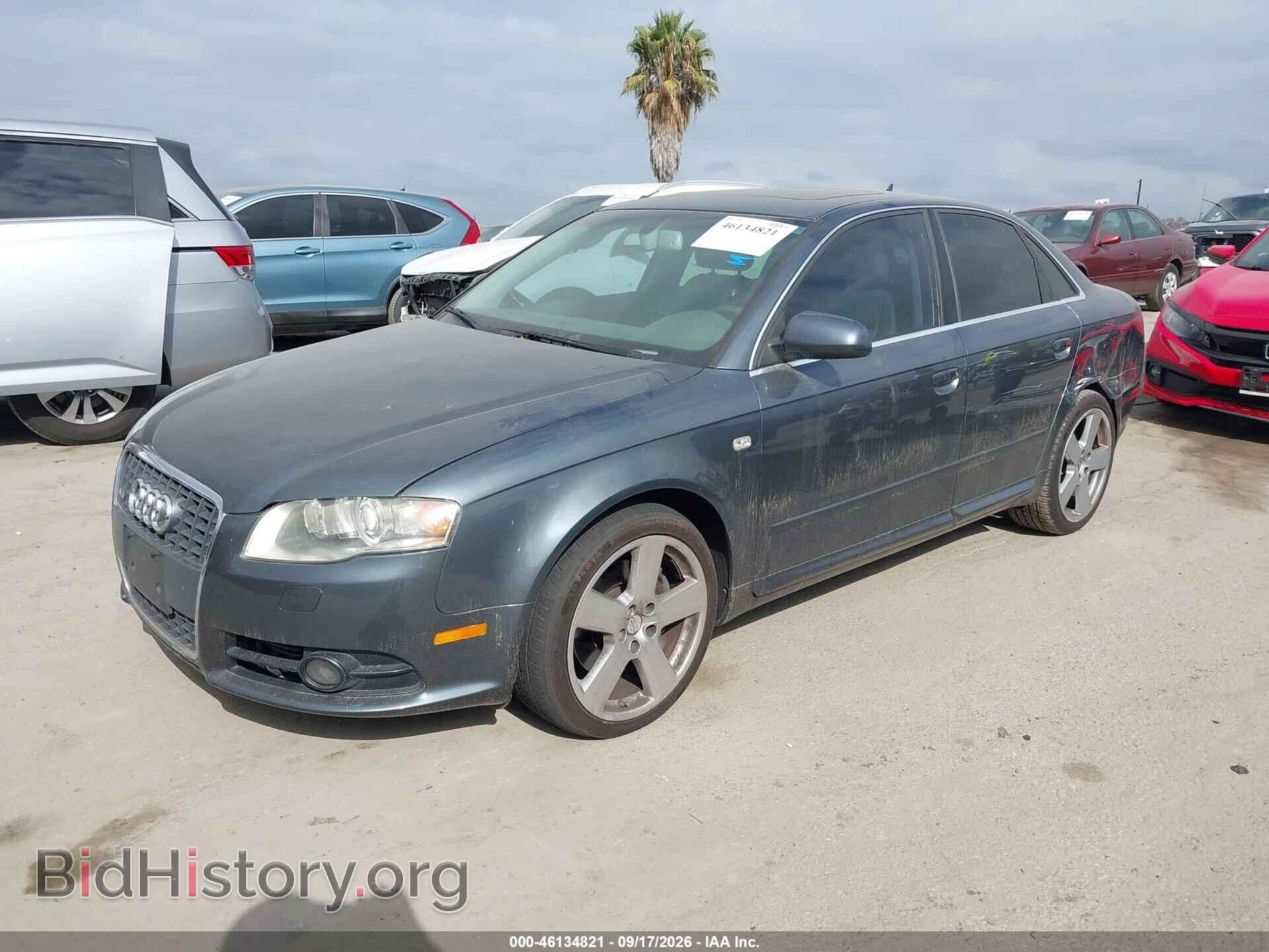 2008 AUDI A4 - VIN: WAUDH78E38A086037 - Фото 2