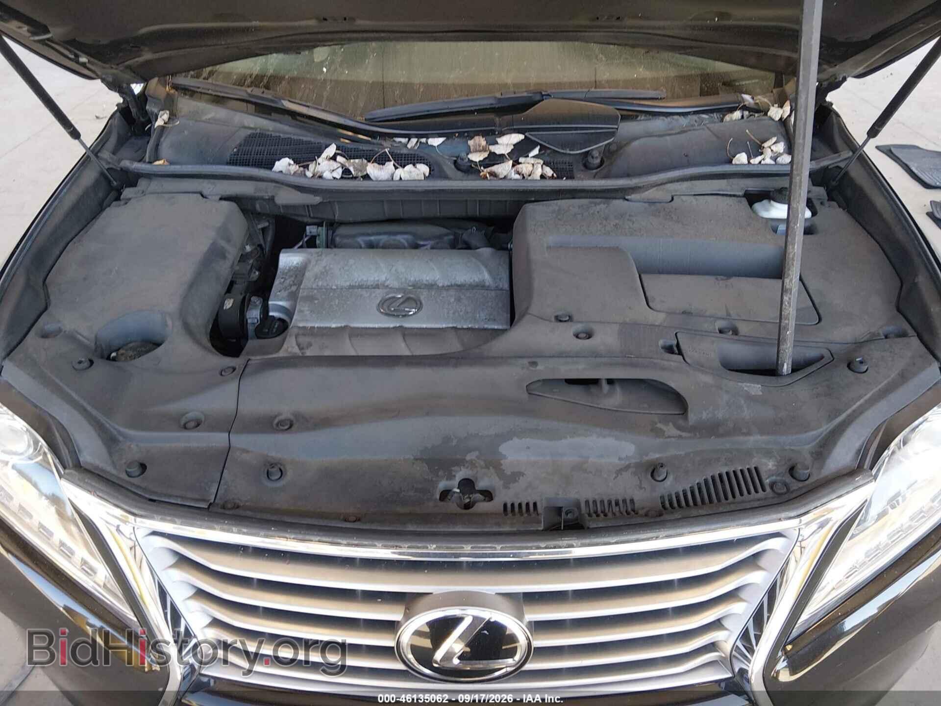 2013 LEXUS RX 350 - VIN: 2T2BK1BA1DC187576 - Фото 10