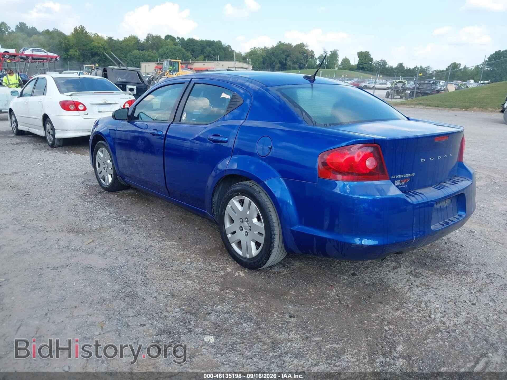 2013 DODGE AVENGER - VIN: 1C3CDZAG3DN749633 - Фото 3