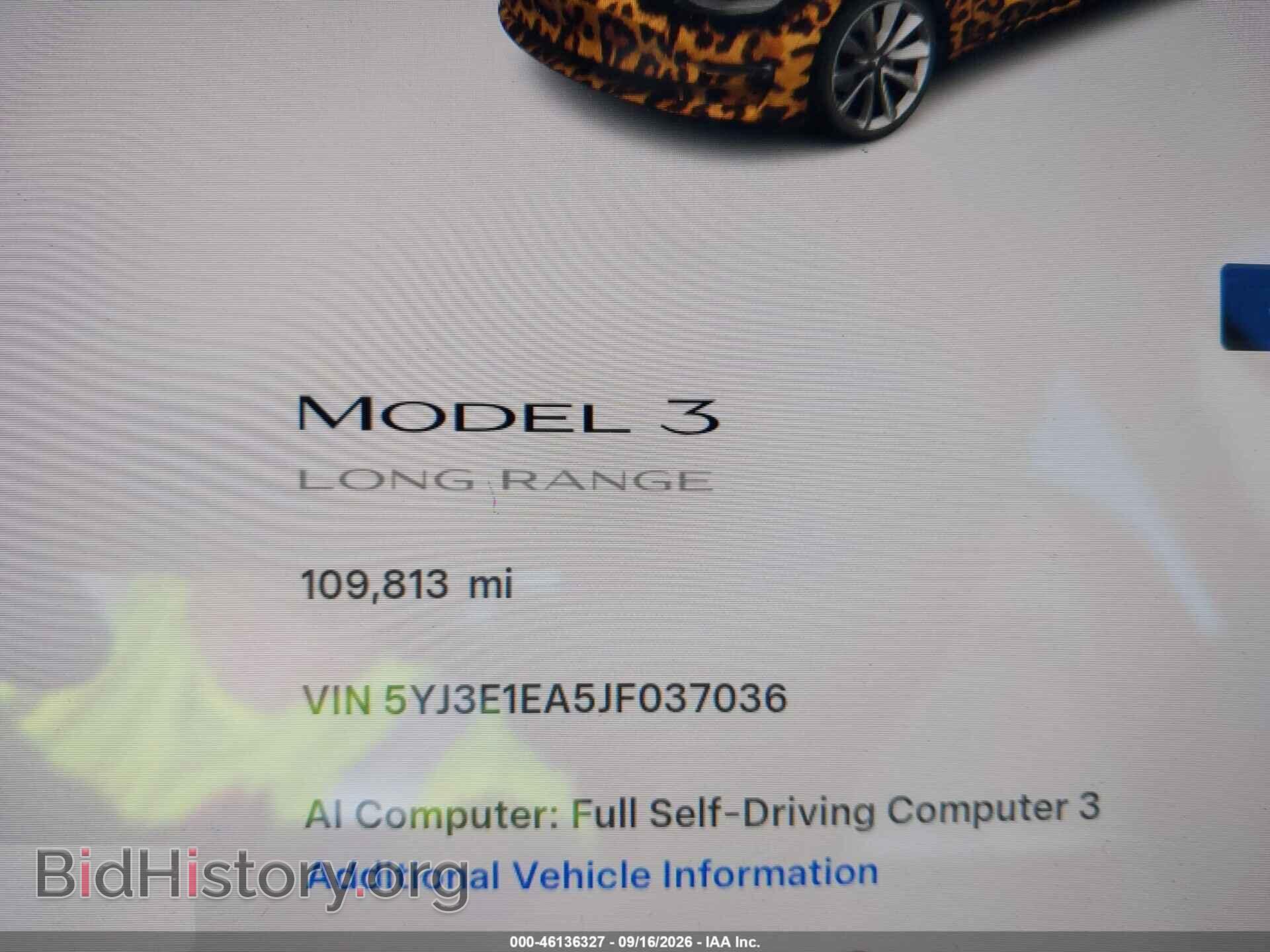 2018 TESLA MODEL 3 - VIN: 5YJ3E1EA5JF037036 - Photo 14