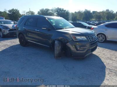 2016 Ford EXPLORER Limited, gray — VIN 1FM5K7F86GGA11538, IAAI