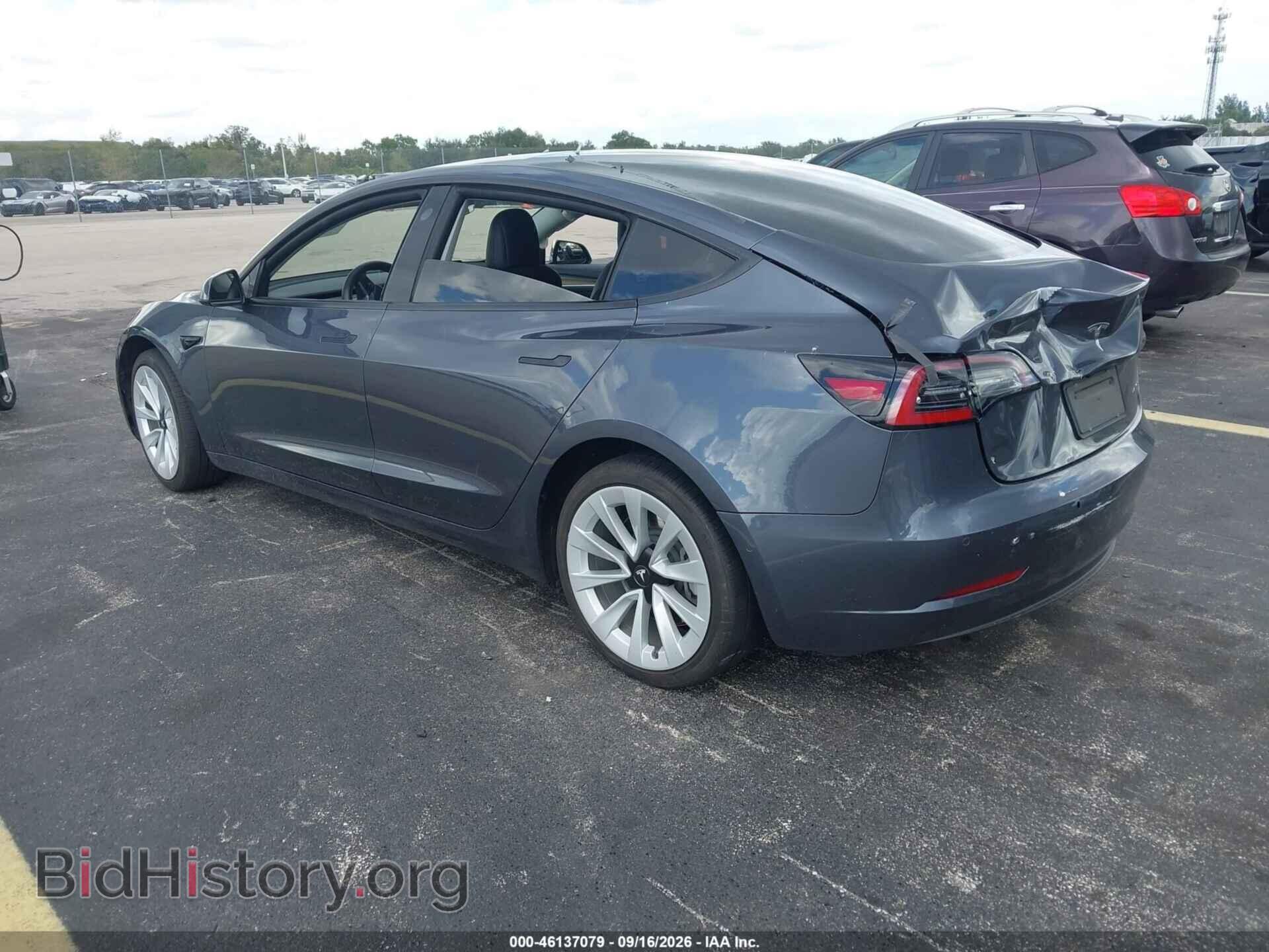 2022 TESLA MODEL 3 - VIN: 5YJ3E1EB7NF247202 - Фото 3