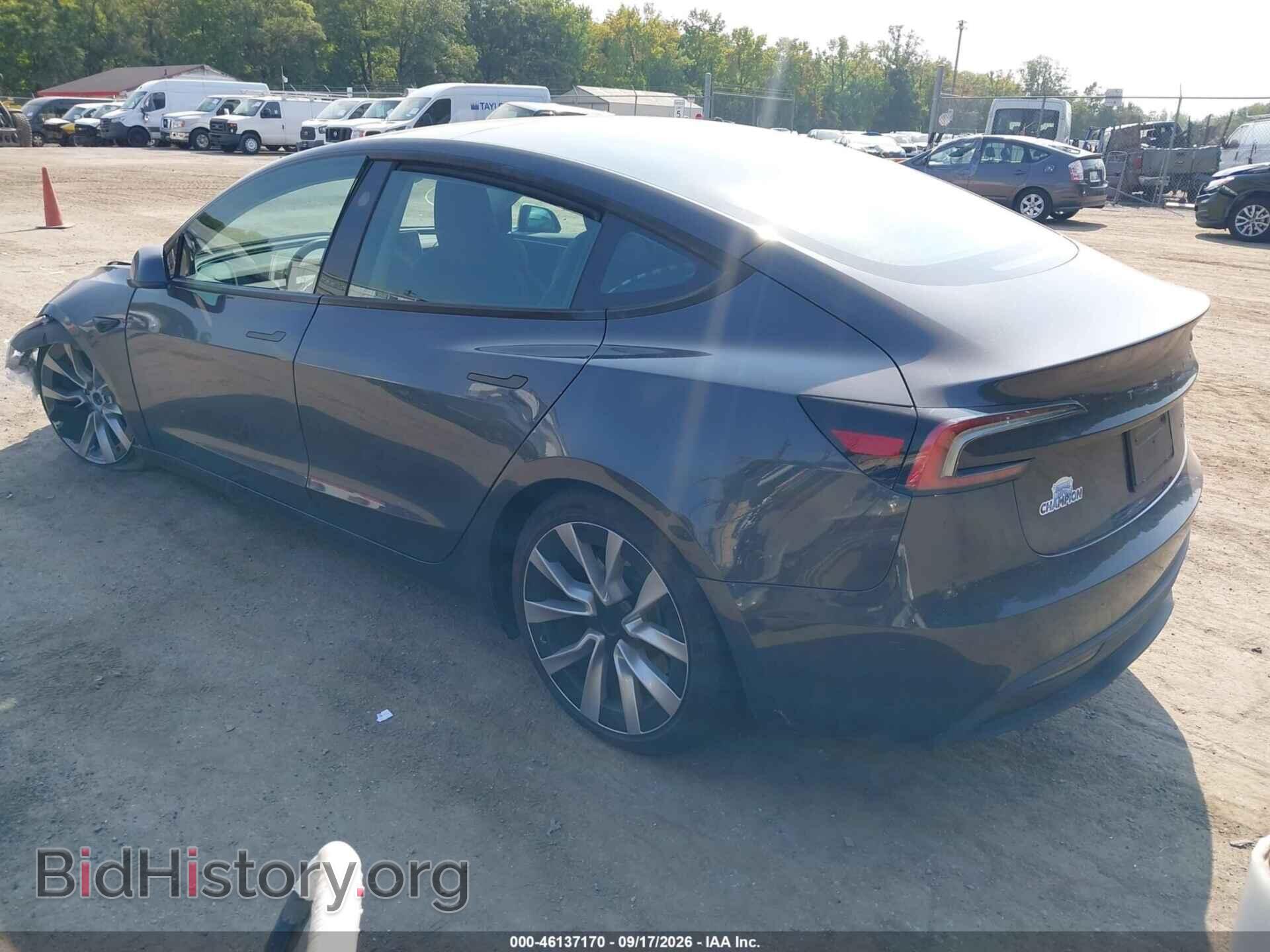 2025 TESLA MODEL 3 - VIN: 5YJ3E1EB8SF904973 - Photo 3