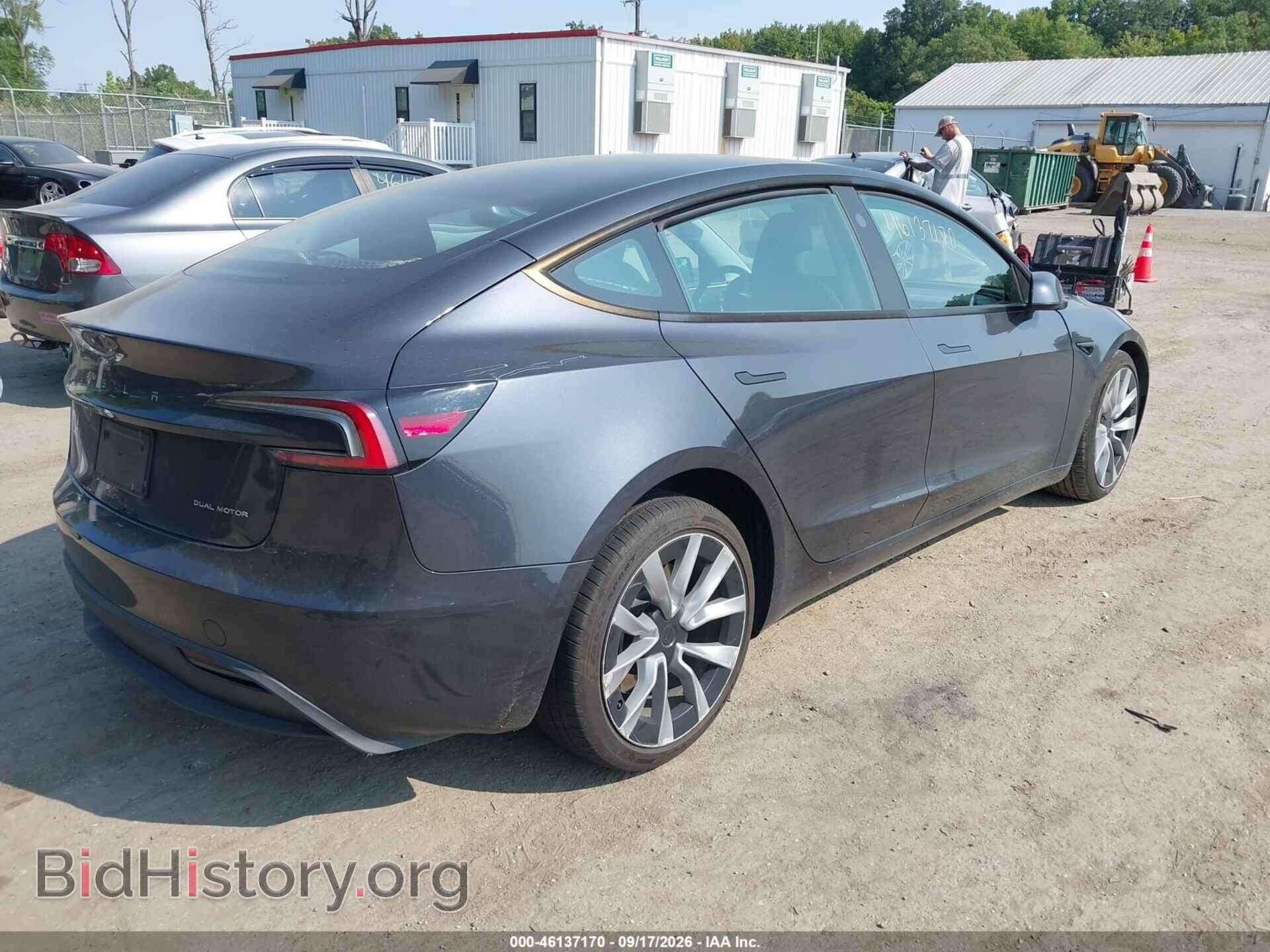 2025 TESLA MODEL 3 - VIN: 5YJ3E1EB8SF904973 - Photo 4