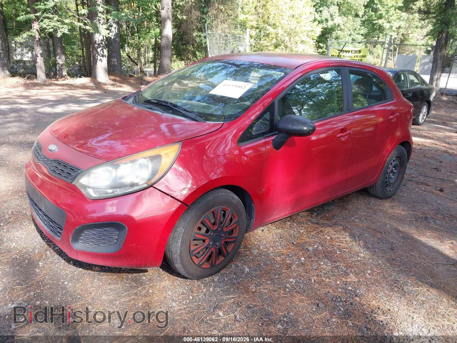 2013 KIA RIO - VIN: KNADM5A33D6154066 - Фото 2