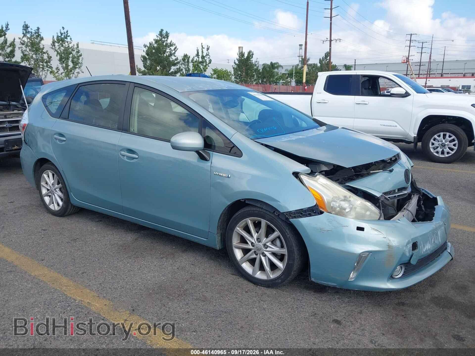 Photo JTDZN3EU8D3289283 - TOYOTA PRIUS V 2013